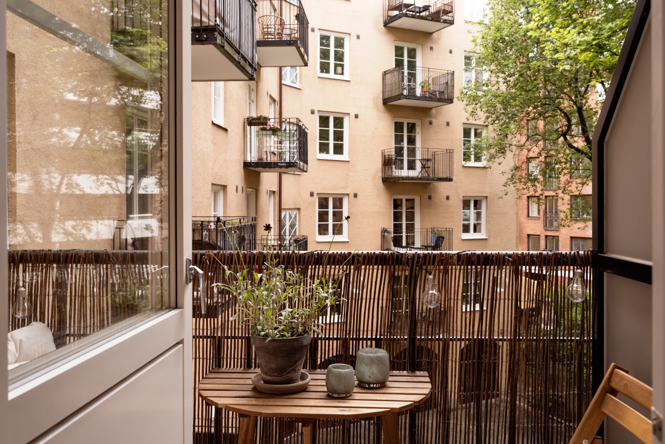 balcon sur cour
