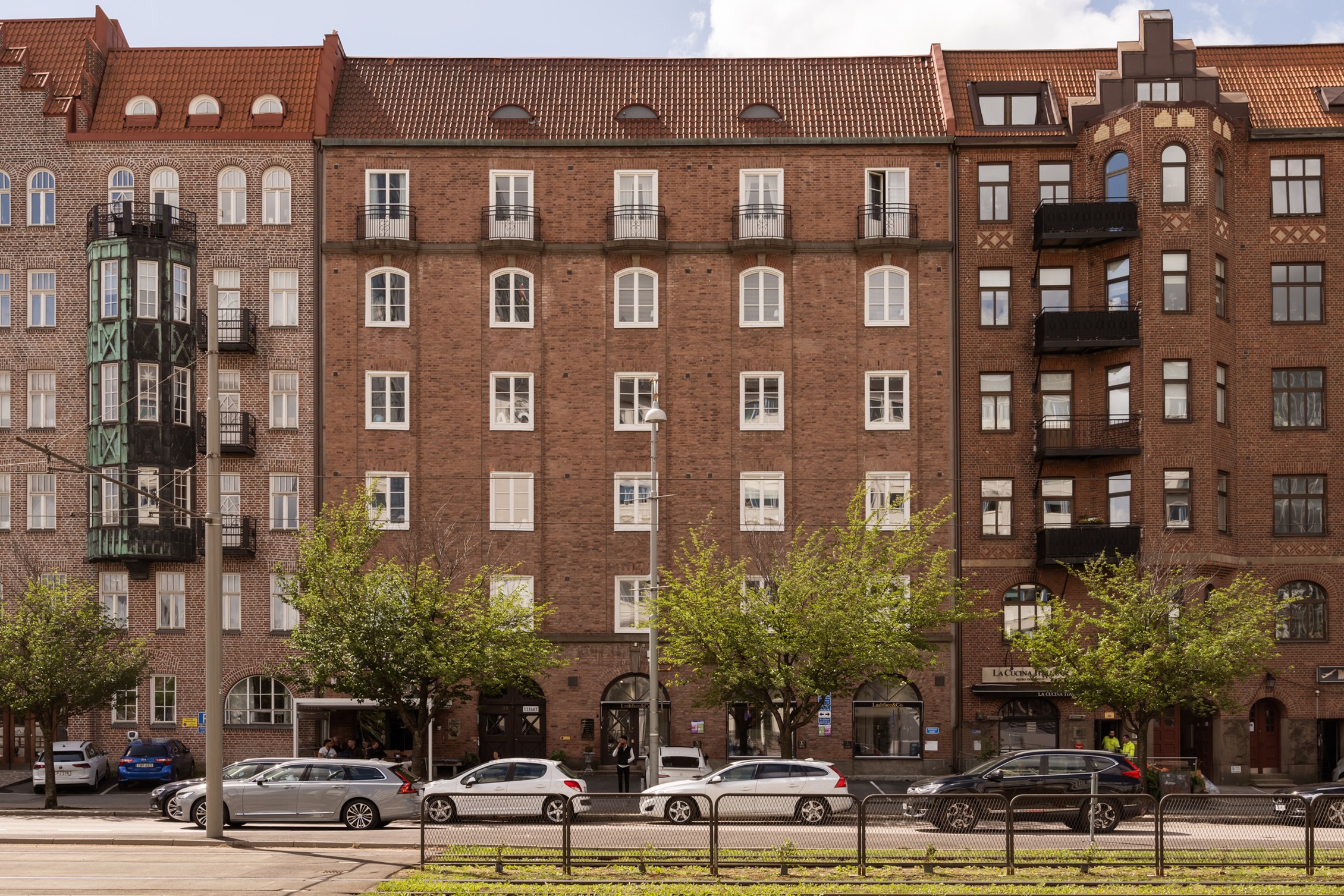 immeuble briques Suède