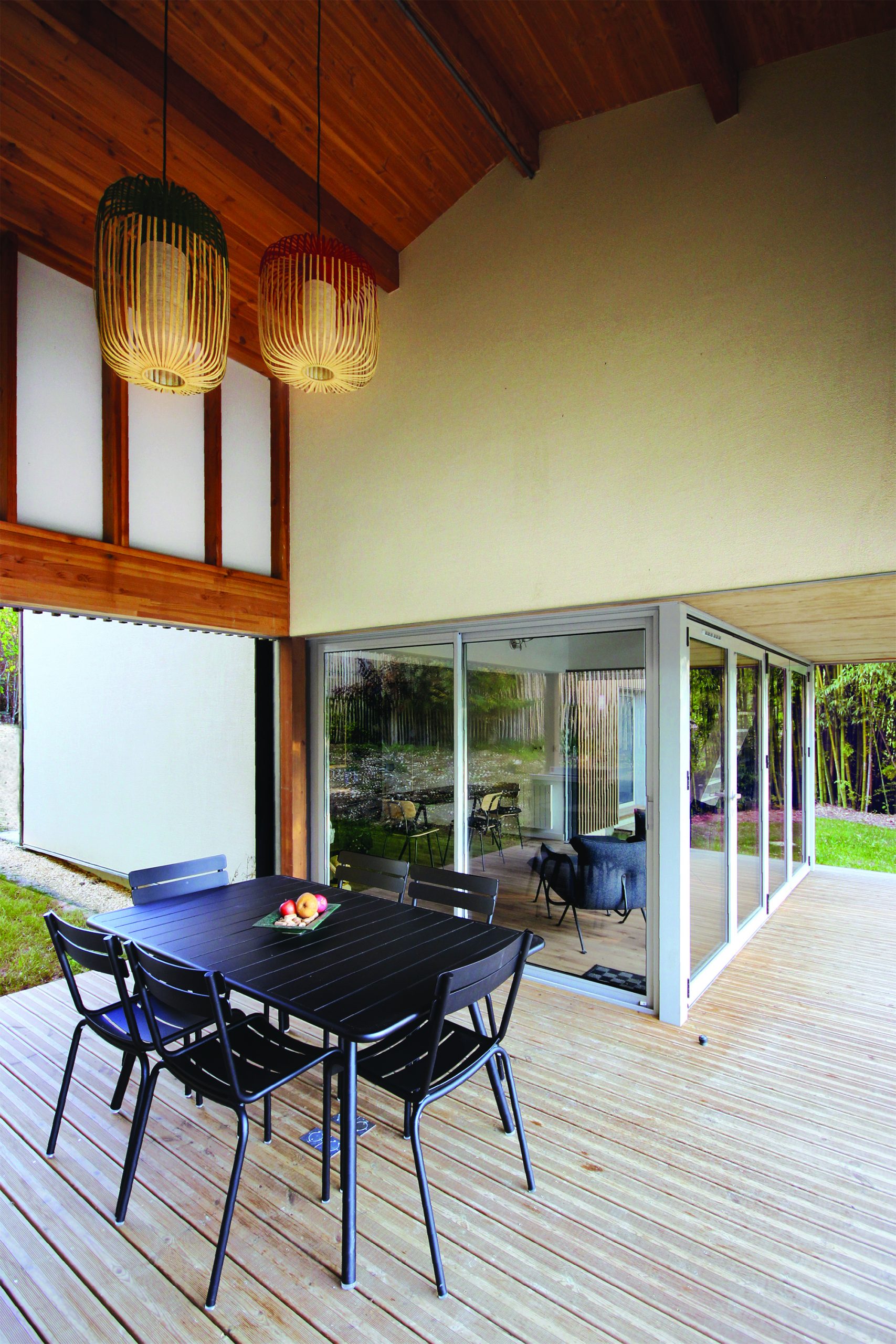 maison avec extension bois
