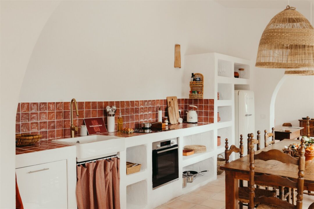 salle à manger et cuisine décoration rustique chic