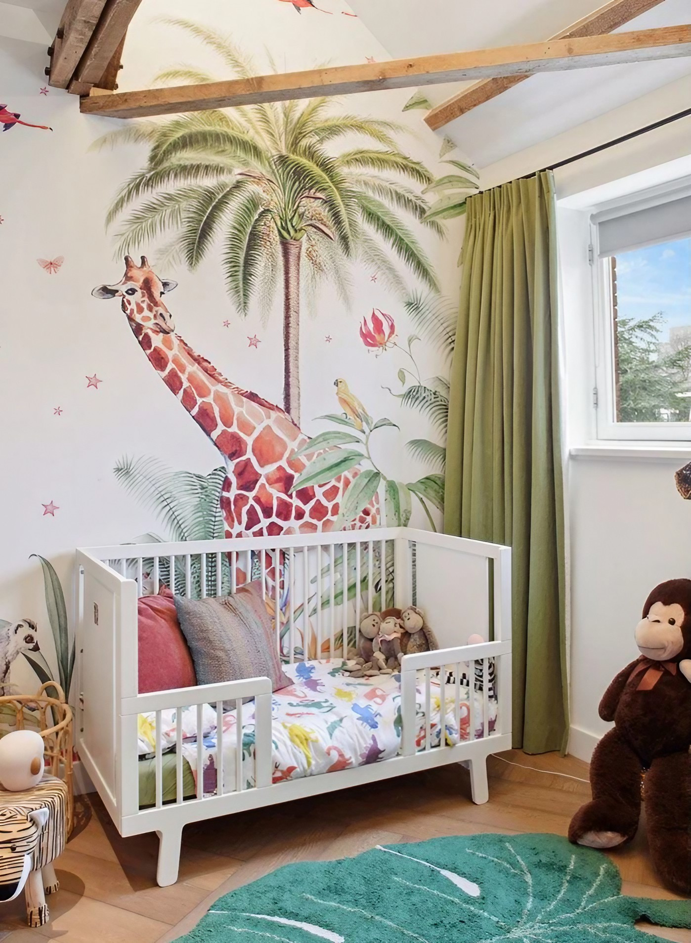 chambre enfant papier-peint panoramique girafe chambre enfant papier-peint panoramique girafe