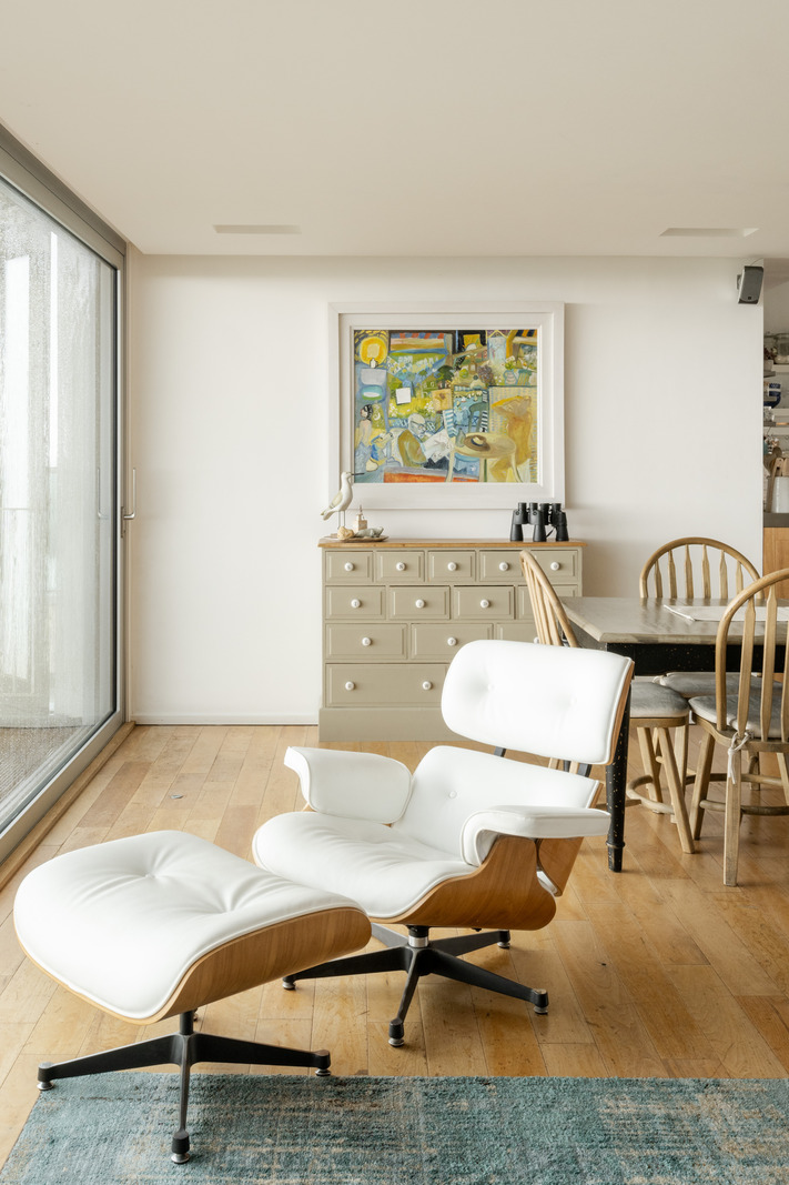 salon maison contemporaine