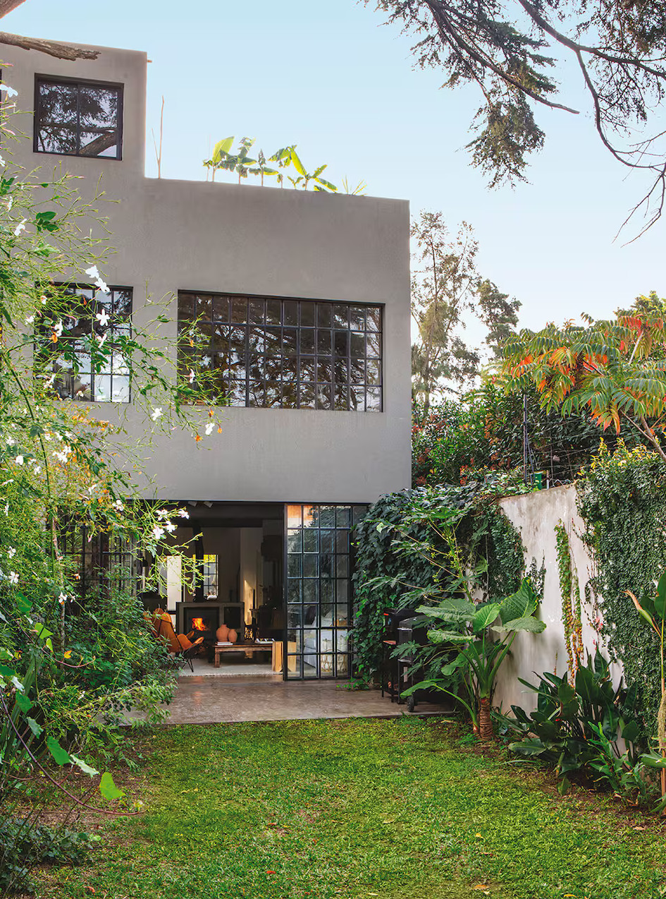 maison façade béton décoration contemporaine