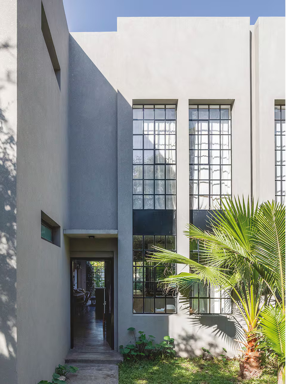 maison façade béton décoration contemporaine