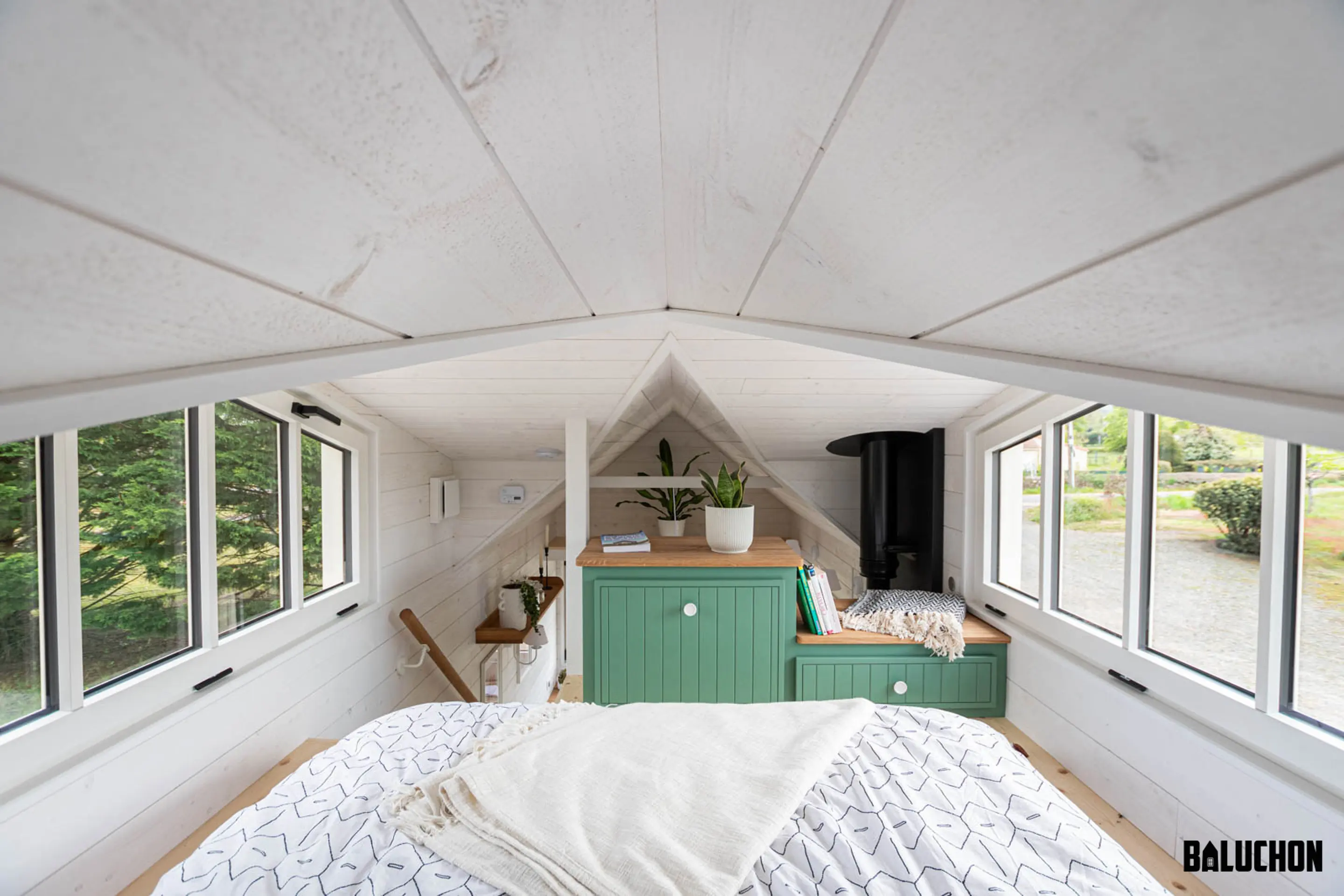 chambre tiny house Baluchon Hytta chambre tiny house Baluchon Hytta