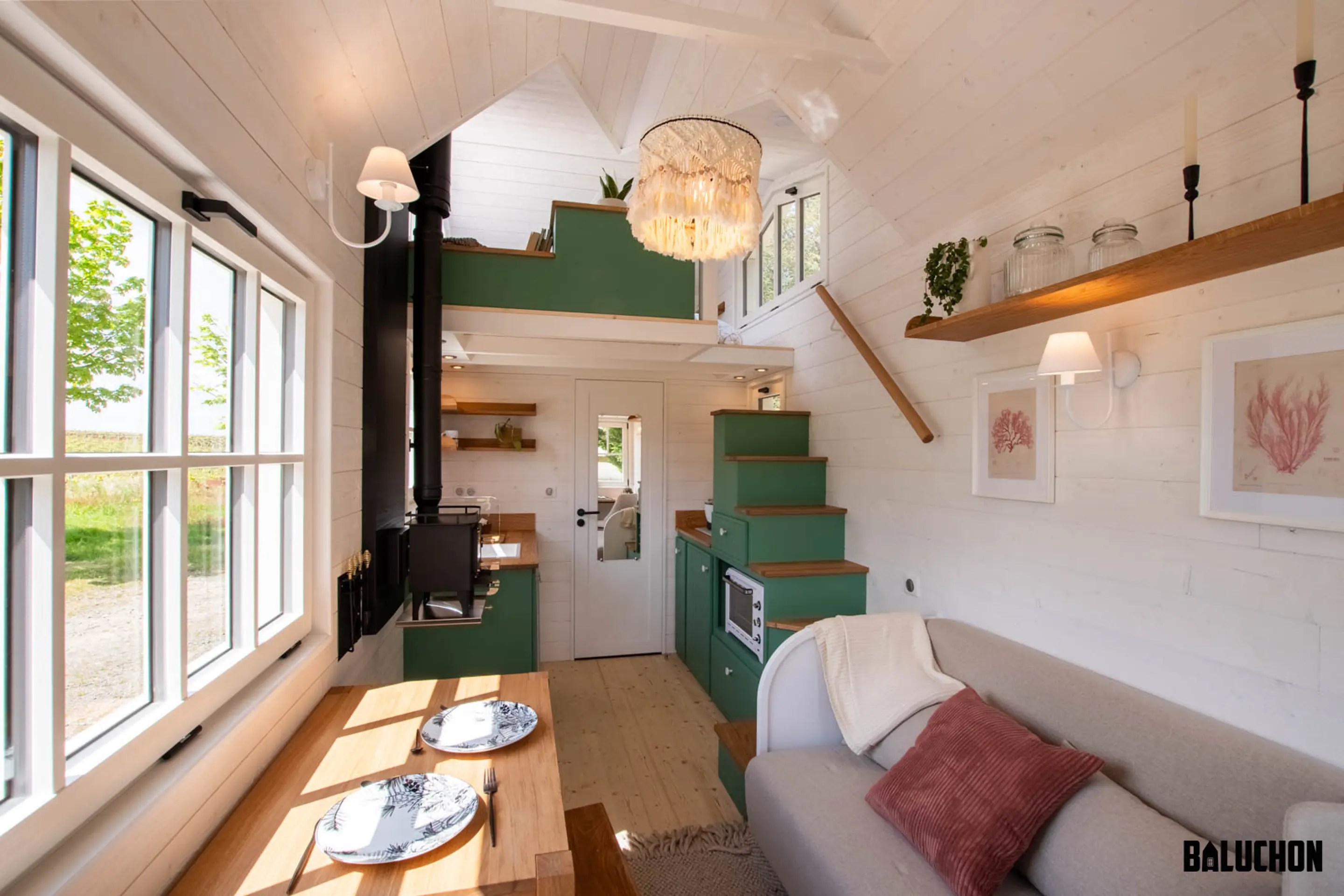 salon tiny house Baluchon Hytta salon tiny house Baluchon Hytta