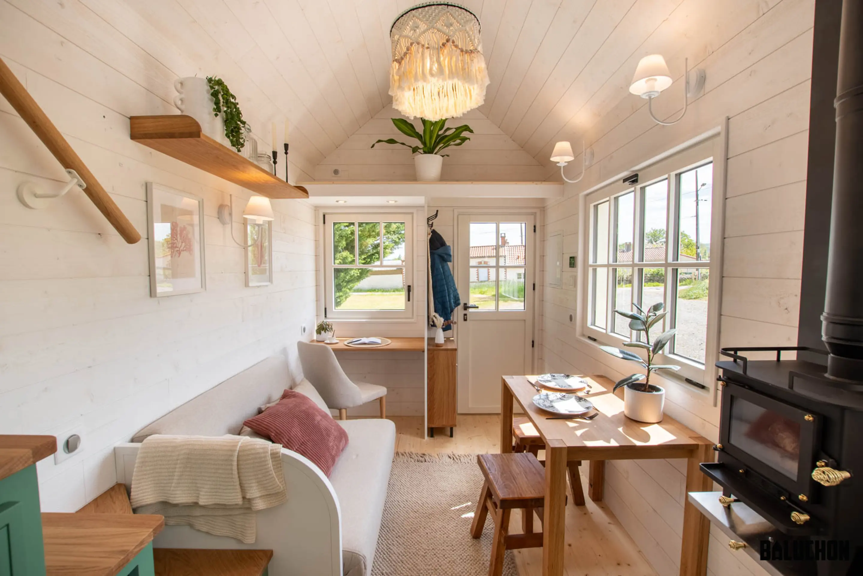 salon tiny house Baluchon Hytta salon tiny house Baluchon Hytta