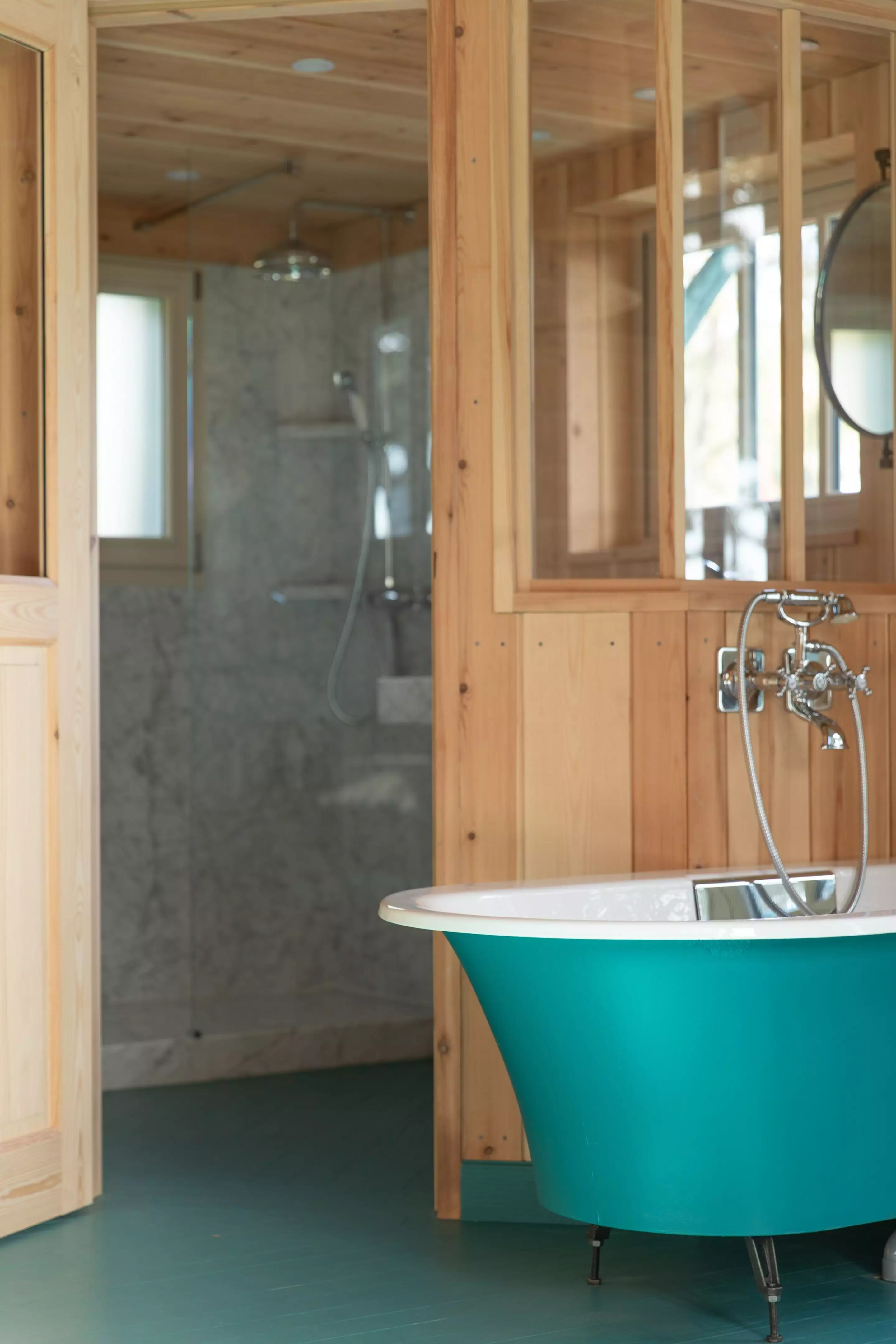 salle de bain rétro le Cap Ferret villa Persan salle de bain rétro le Cap Ferret villa Persan