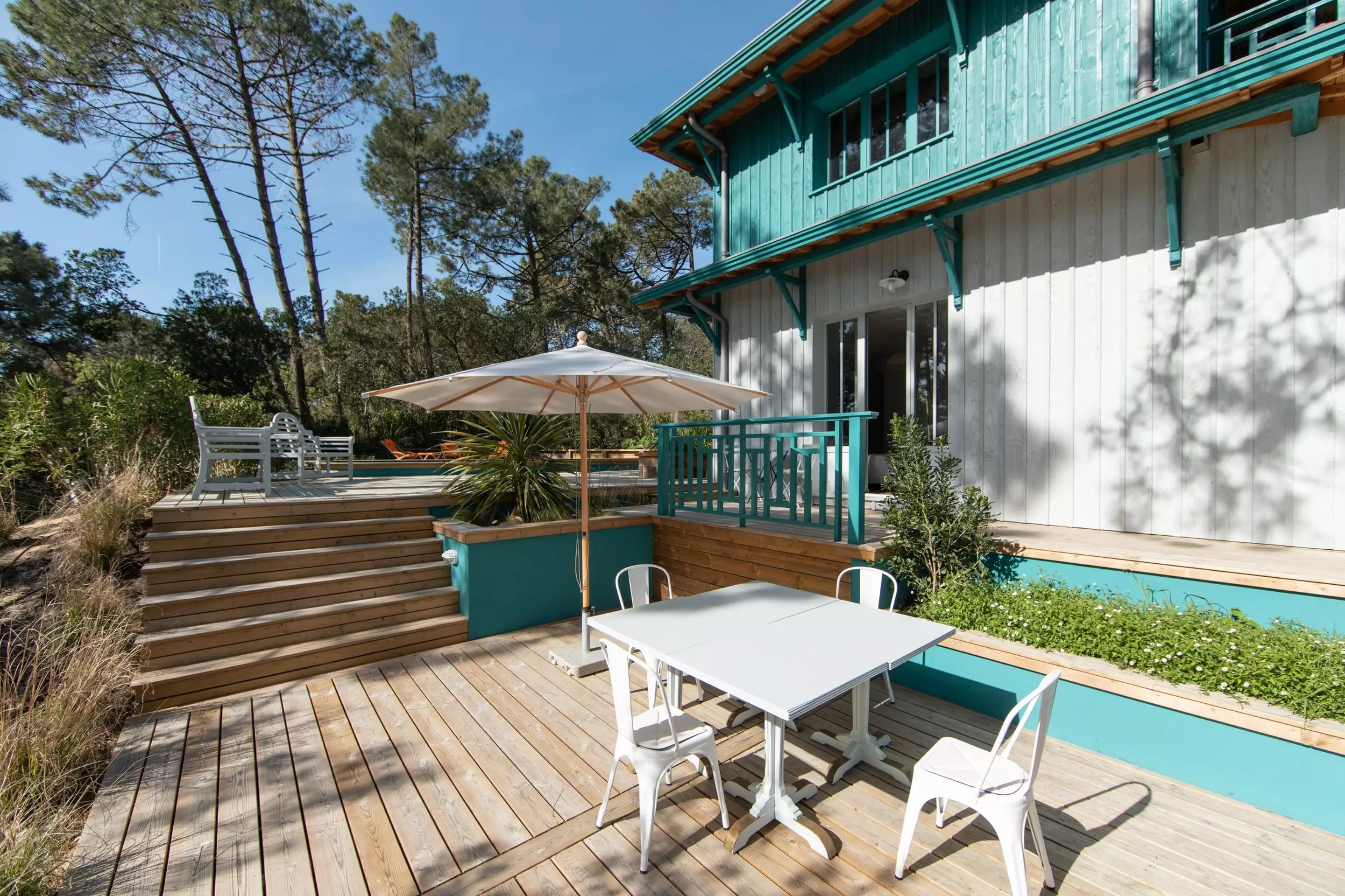 jardin avec piscine le Cap Ferret villa Persan jardin avec piscine le Cap Ferret villa Persan