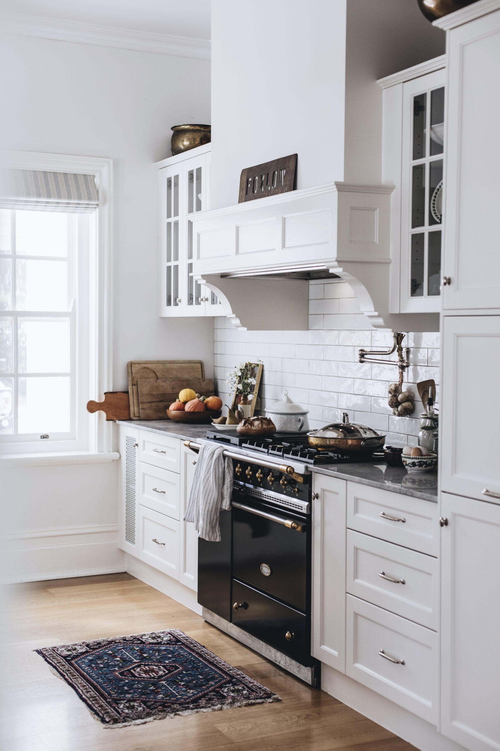 cuisine blanche décoration vintage et rustique Foxlow cuisine blanche décoration vintage et rustique Foxlow