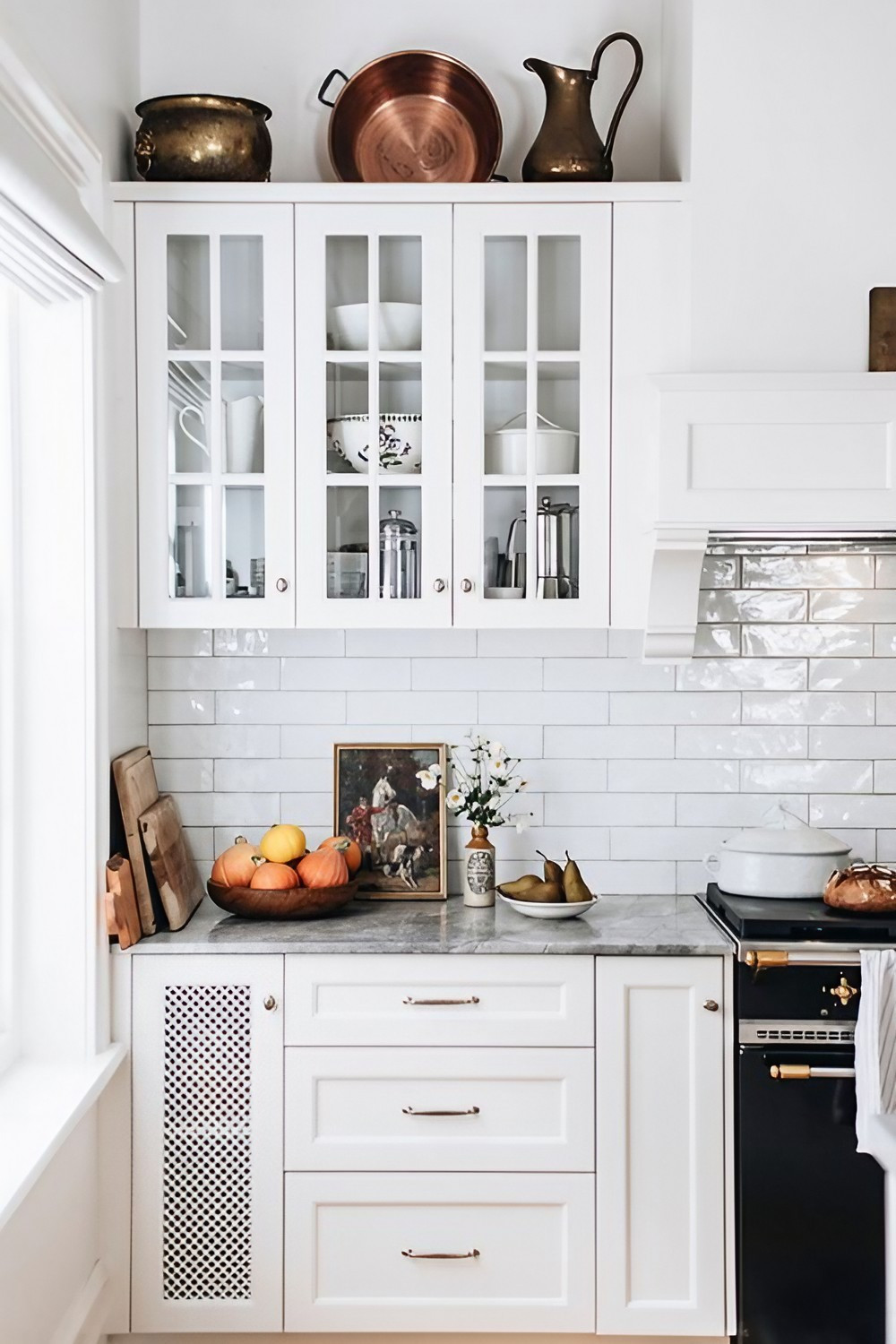 cuisine blanche décoration vintage et rustique Foxlow cuisine blanche décoration vintage et rustique Foxlow