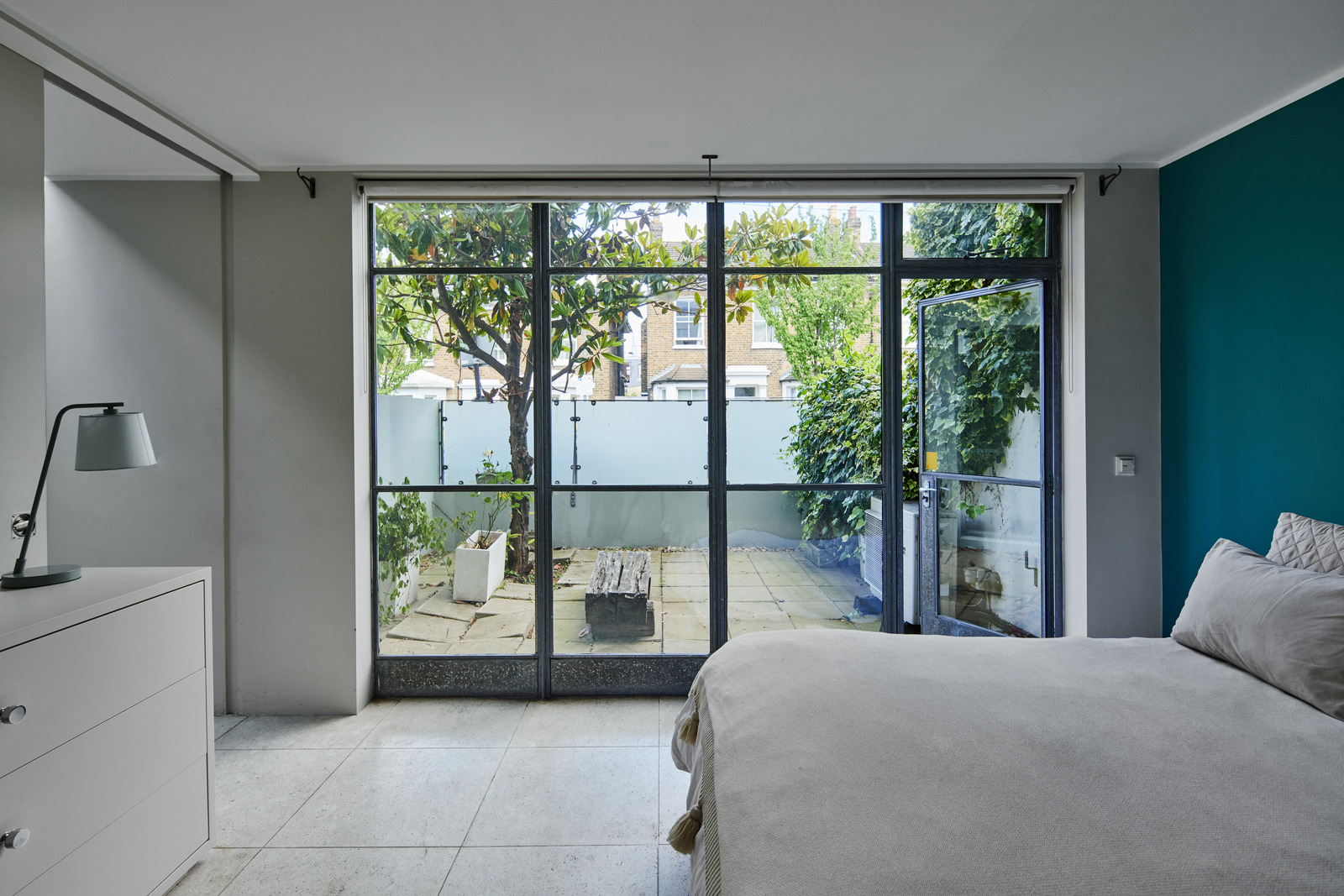 chambre avec terrasse maison architecte Londres chambre avec terrasse maison architecte Londres