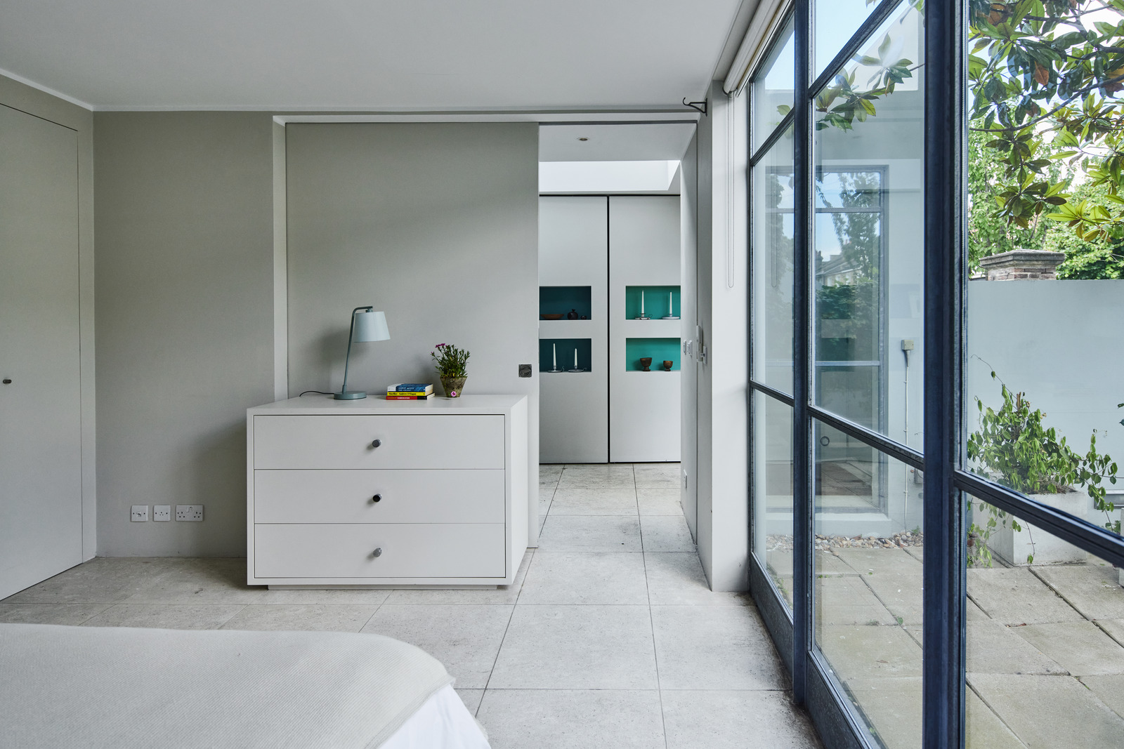 chambre avec terrasse maison architecte Londres chambre avec terrasse maison architecte Londres