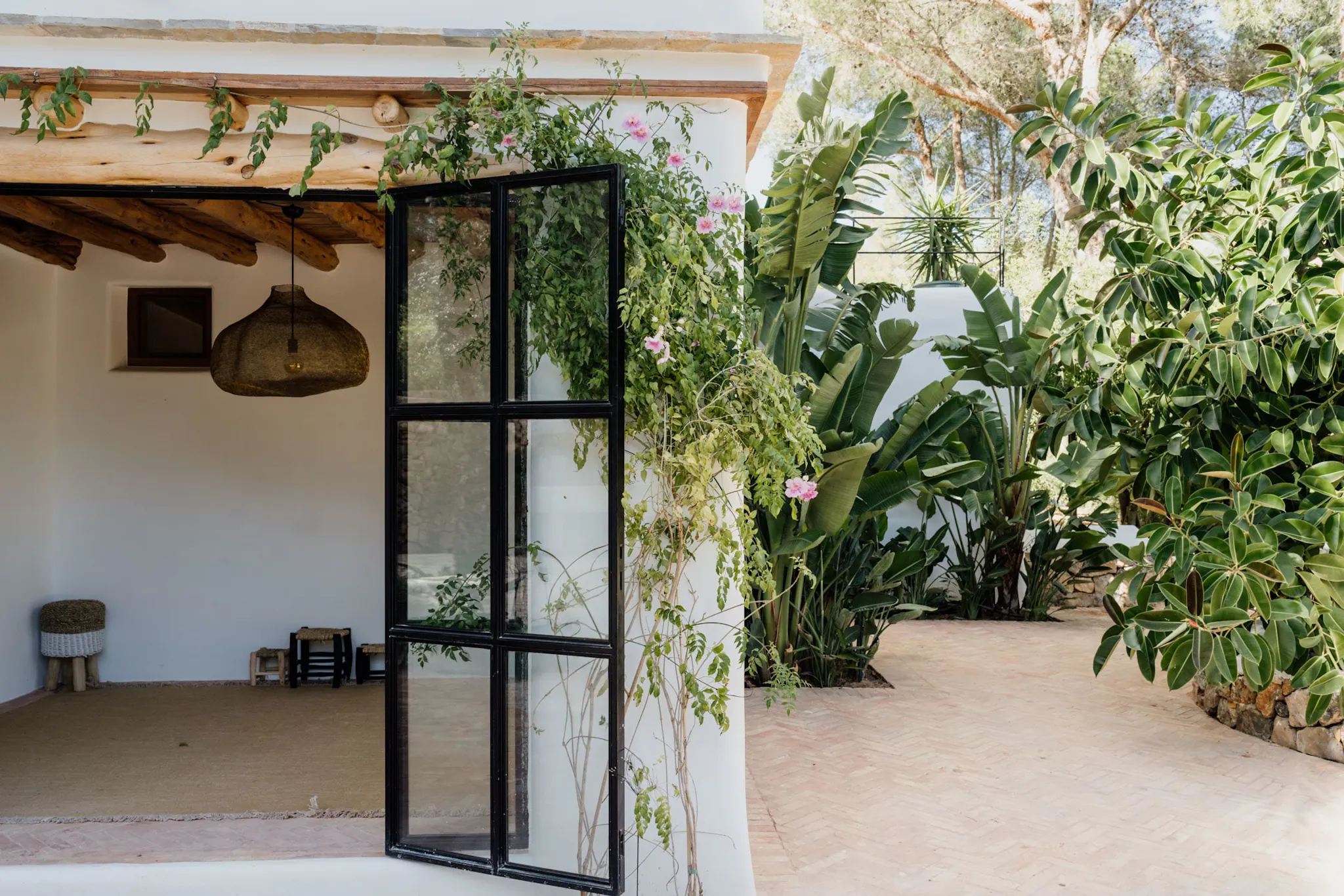 maison rustique chic à Ibiza