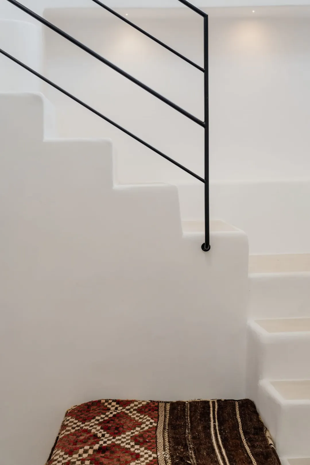 rampe escalier acier noir