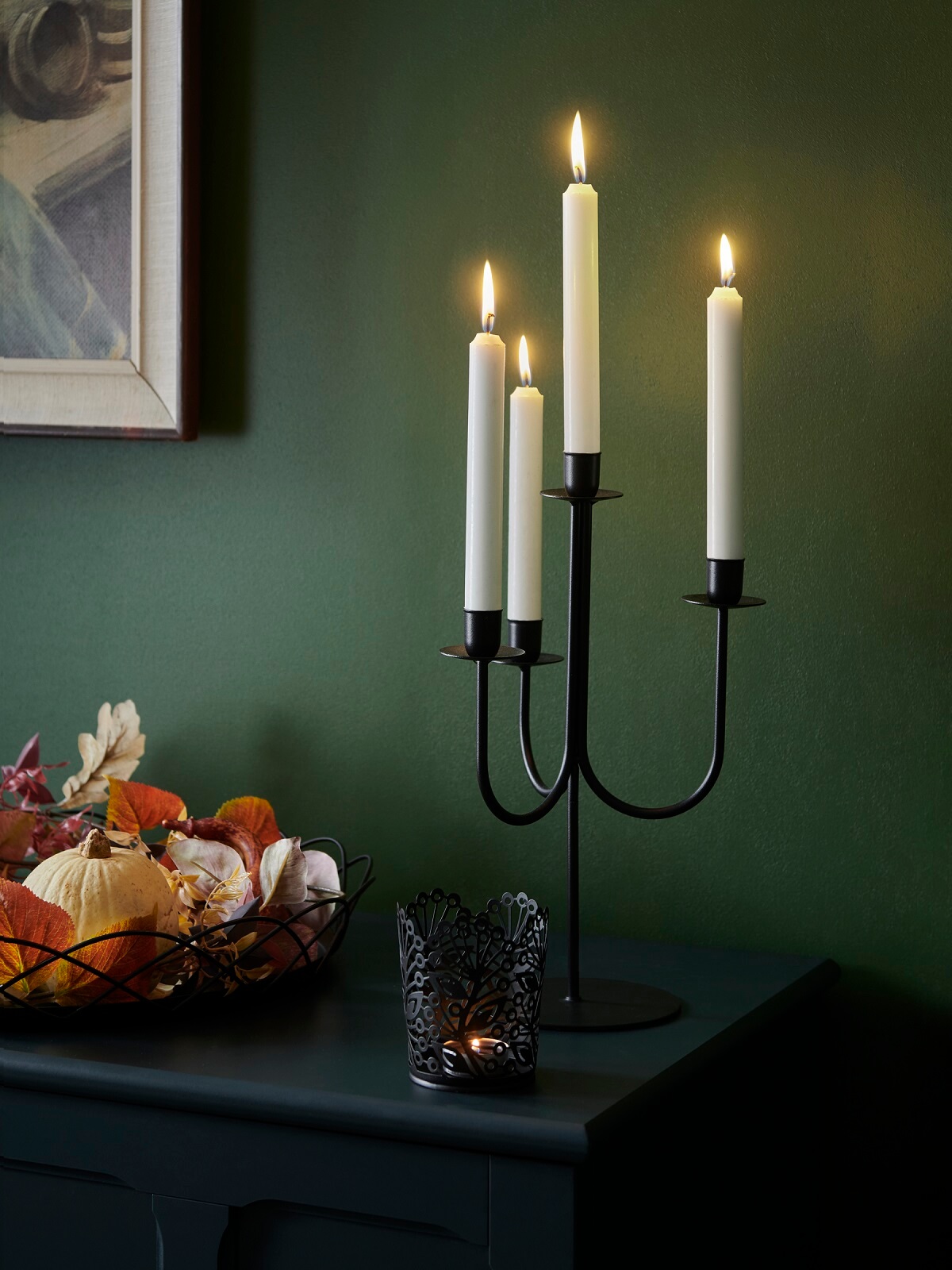 bougeoir métal noir bougeoir métal noir