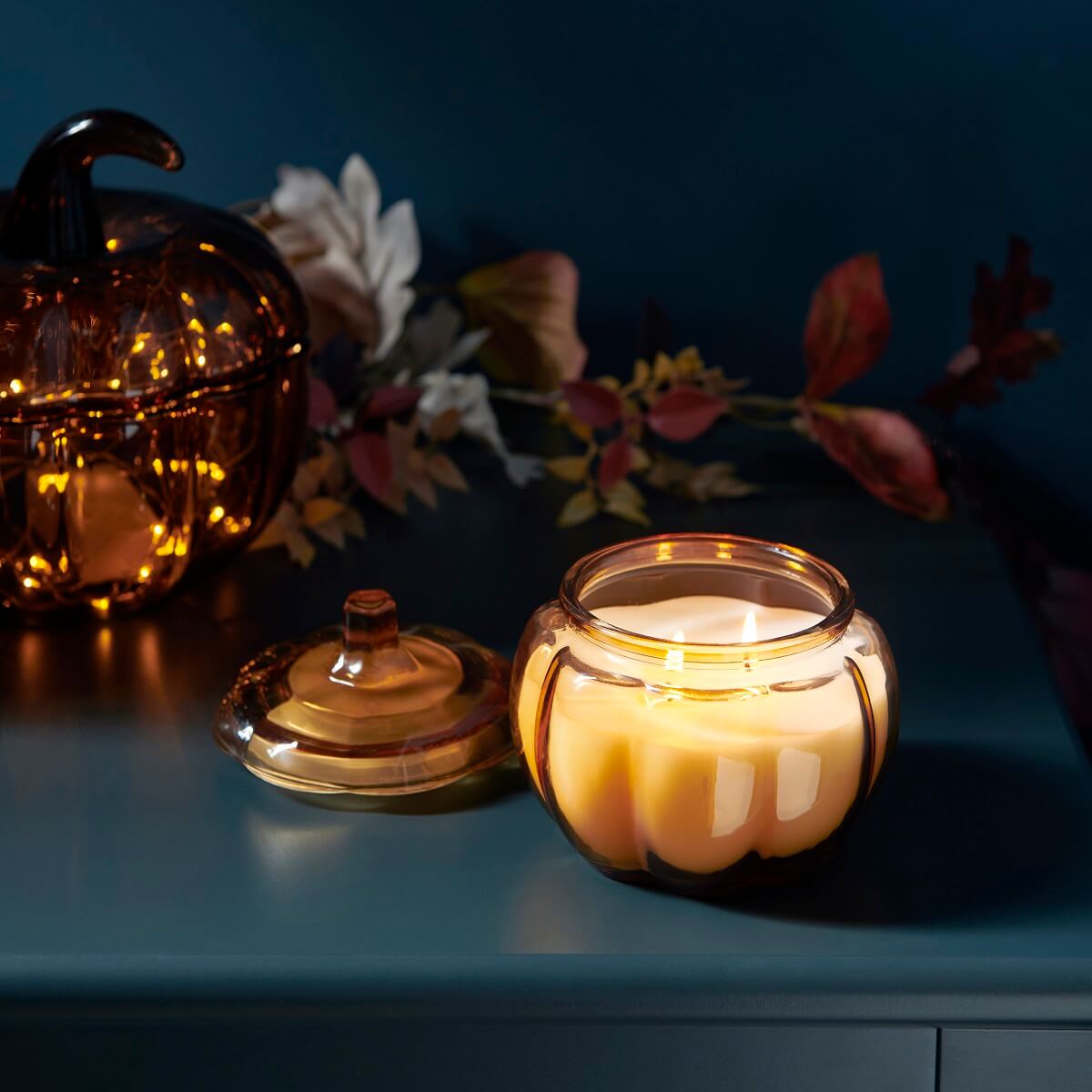 bougie citrouille Halloween bougie citrouille Halloween