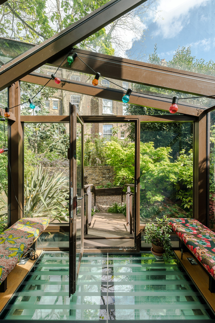 véranda maison de ville avec jardin Londres véranda maison de ville avec jardin Londres