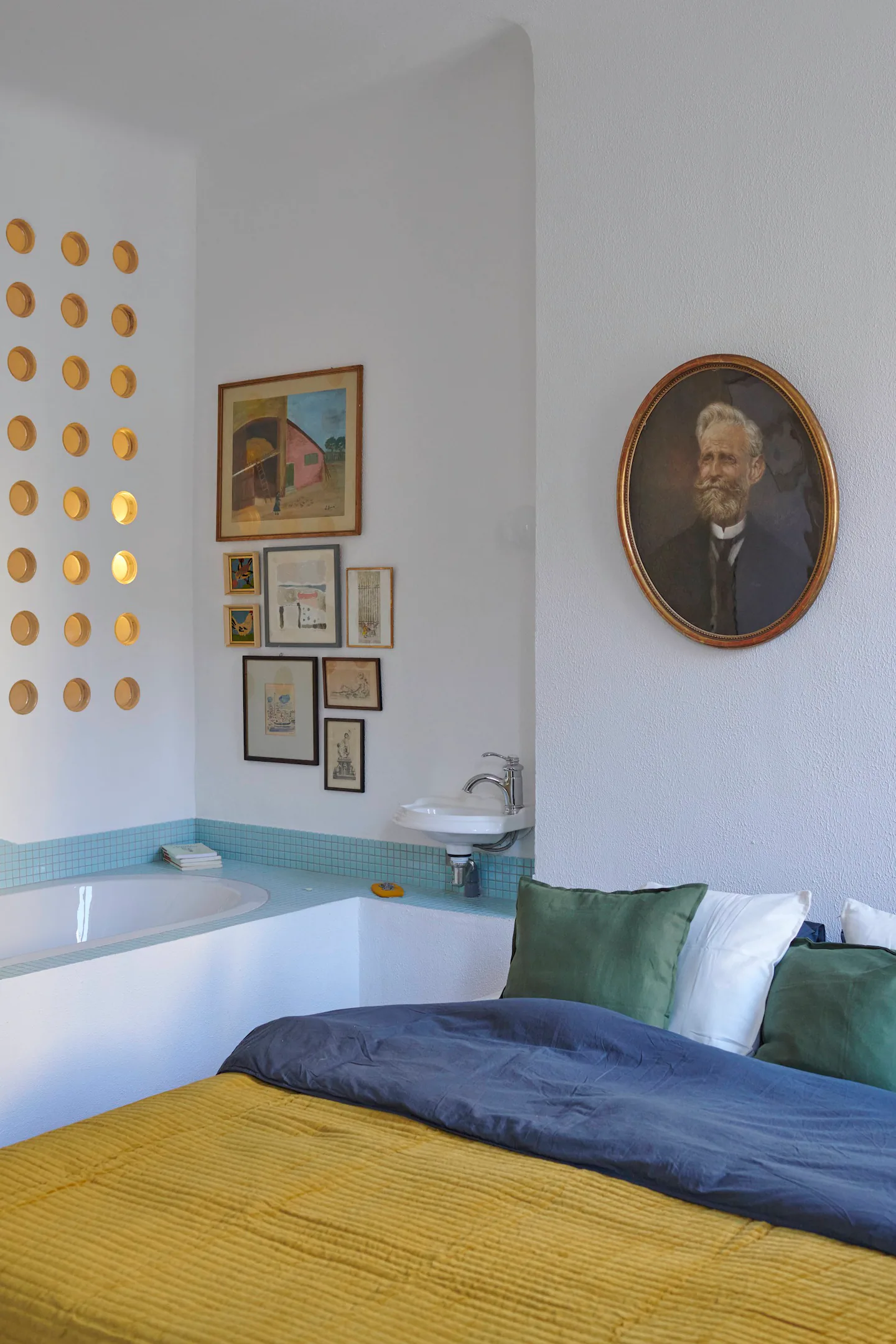 chambre avec baignoire