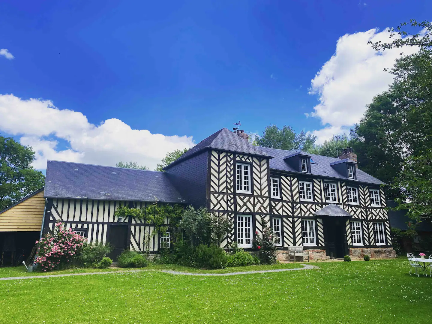 manoir de Cauverville 18e siècle Normandie manoir de Cauverville 18e siècle Normandie