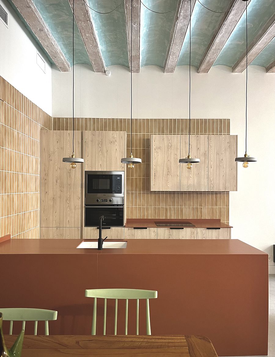 cuisine décoration rustique chic et contemporaine