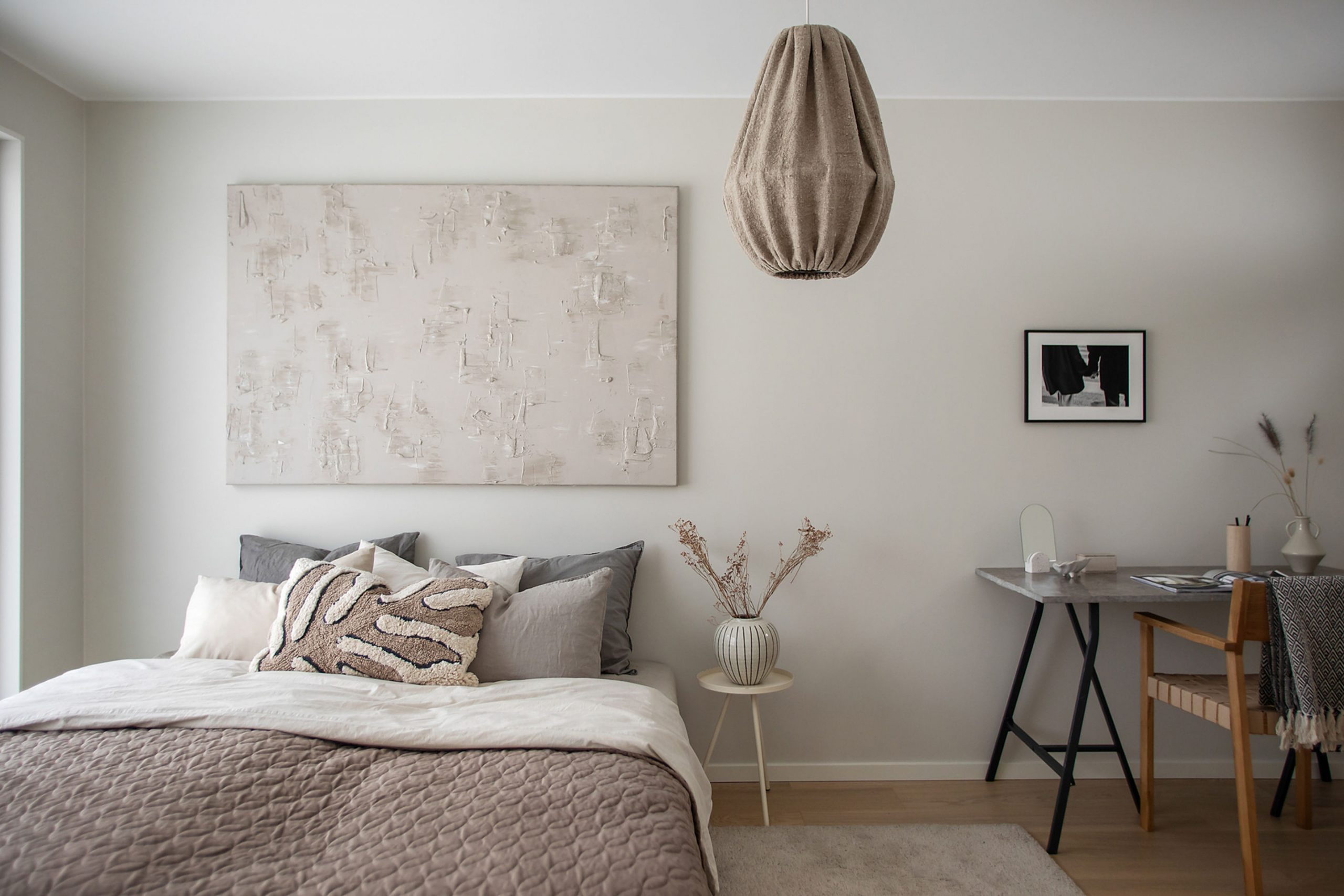 chambre décoration contemporaine beige petite maison 50m2 chambre décoration contemporaine beige petite maison 50m2