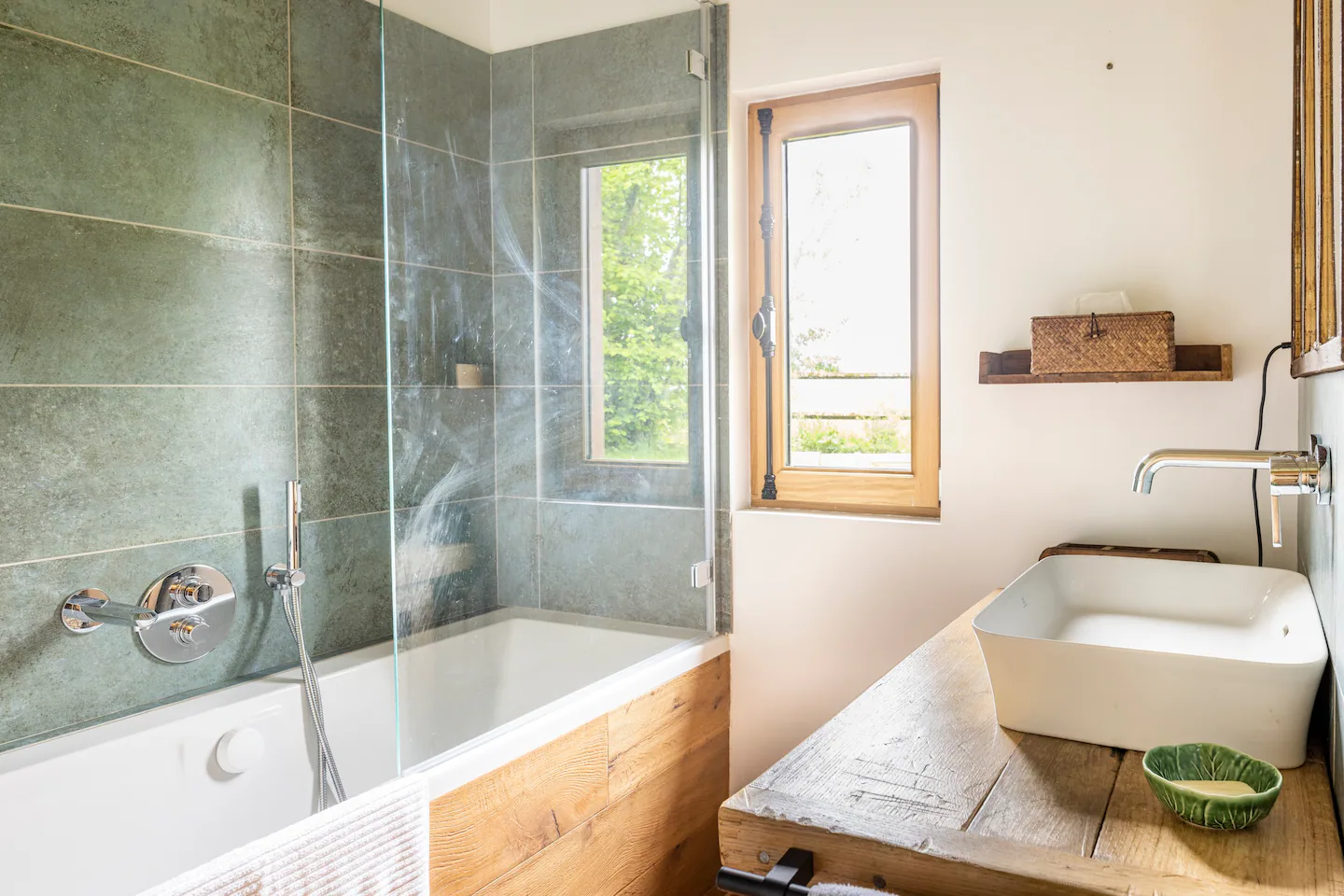 salle de bain carrelage vert salle de bain carrelage vert