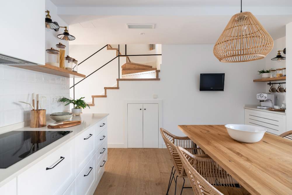 cuisine ouverte blanche