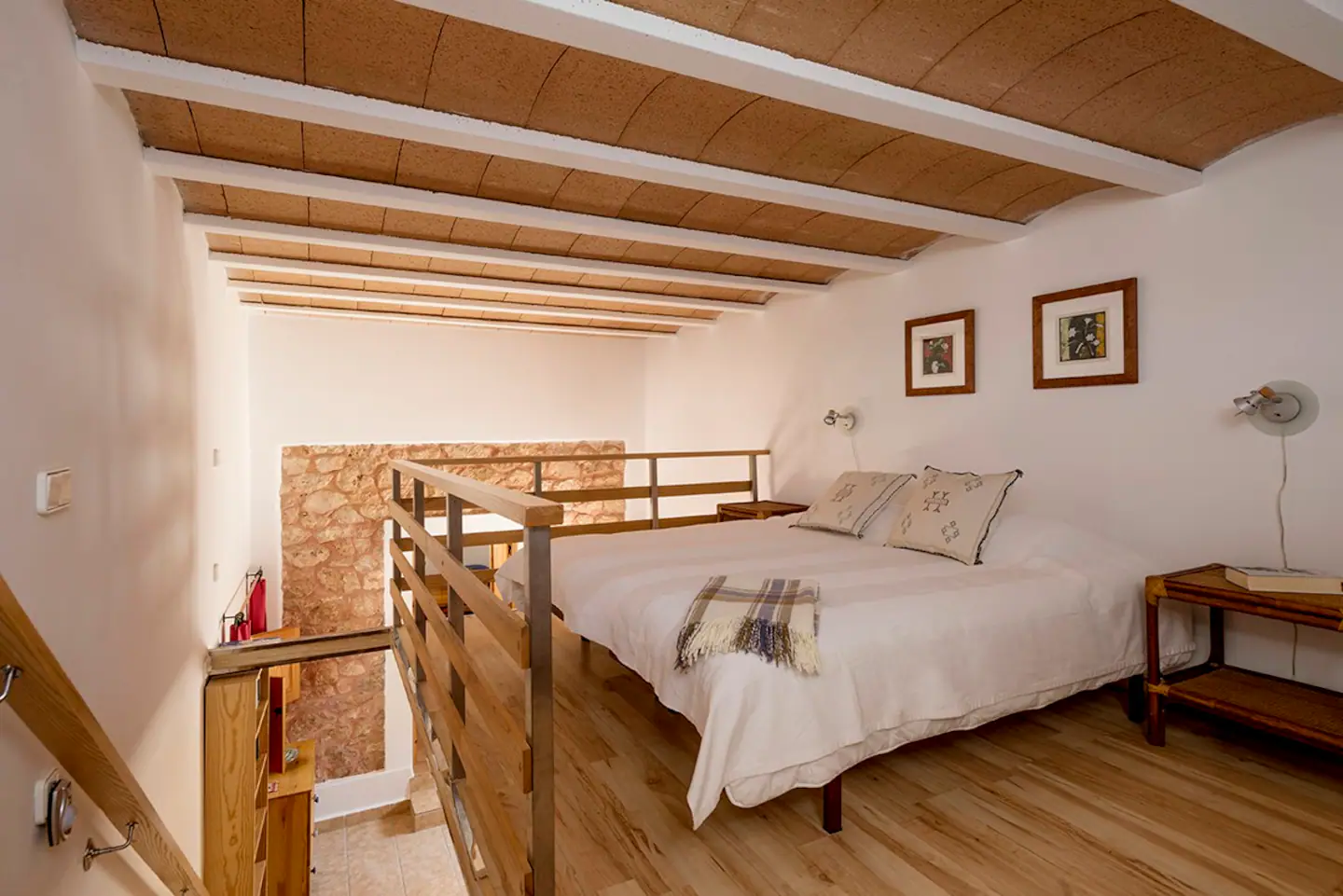 chambre sur mezzanine