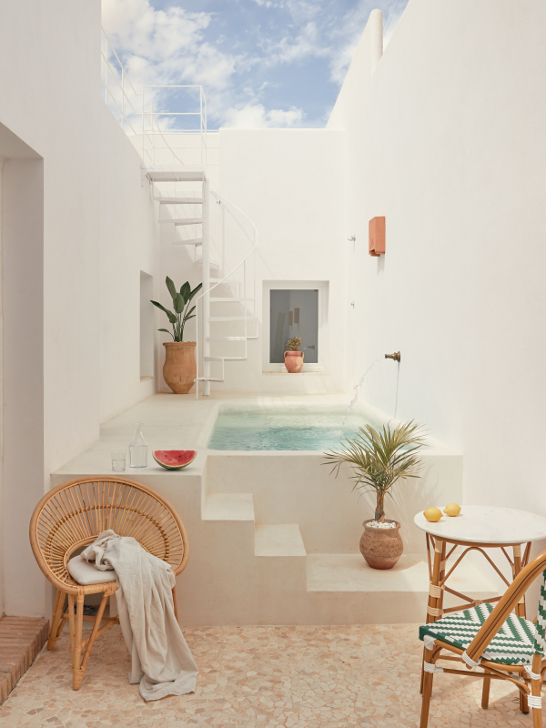 patio avec mini piscine maçonnée patio avec mini piscine maçonnée