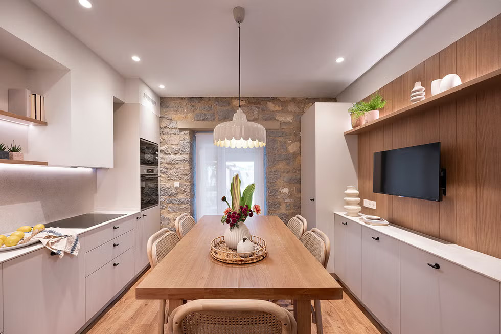 cuisine blanche décoration contemporaine