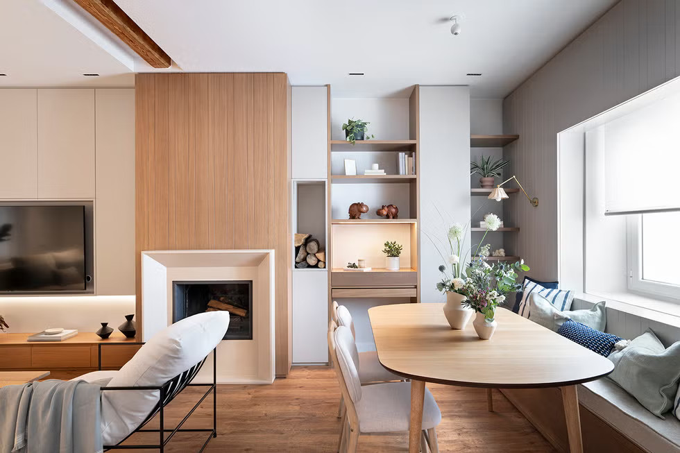 salon et salle à manger décoration contemporaine