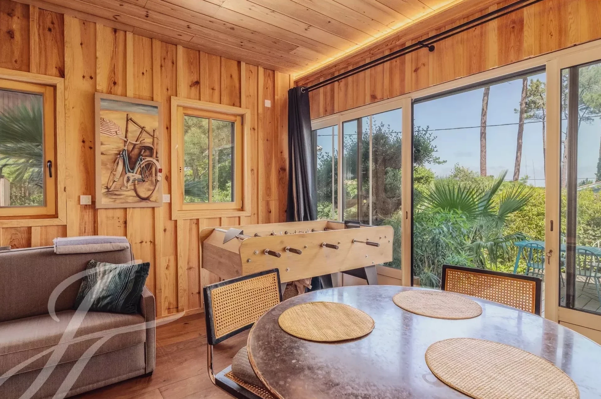 salon maison en bois Cap Ferret Villa Raya salon maison en bois Cap Ferret Villa Raya