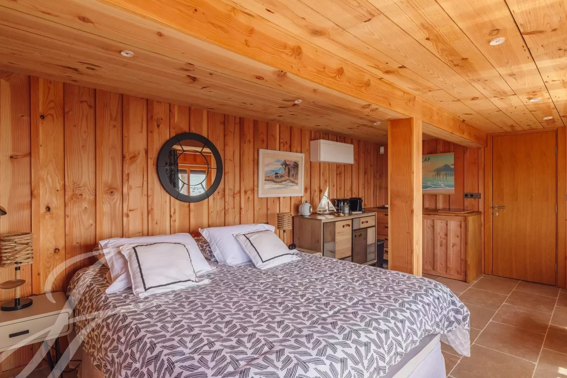 chambre maison en bois Cap Ferret Villa Raya chambre maison en bois Cap Ferret Villa Raya