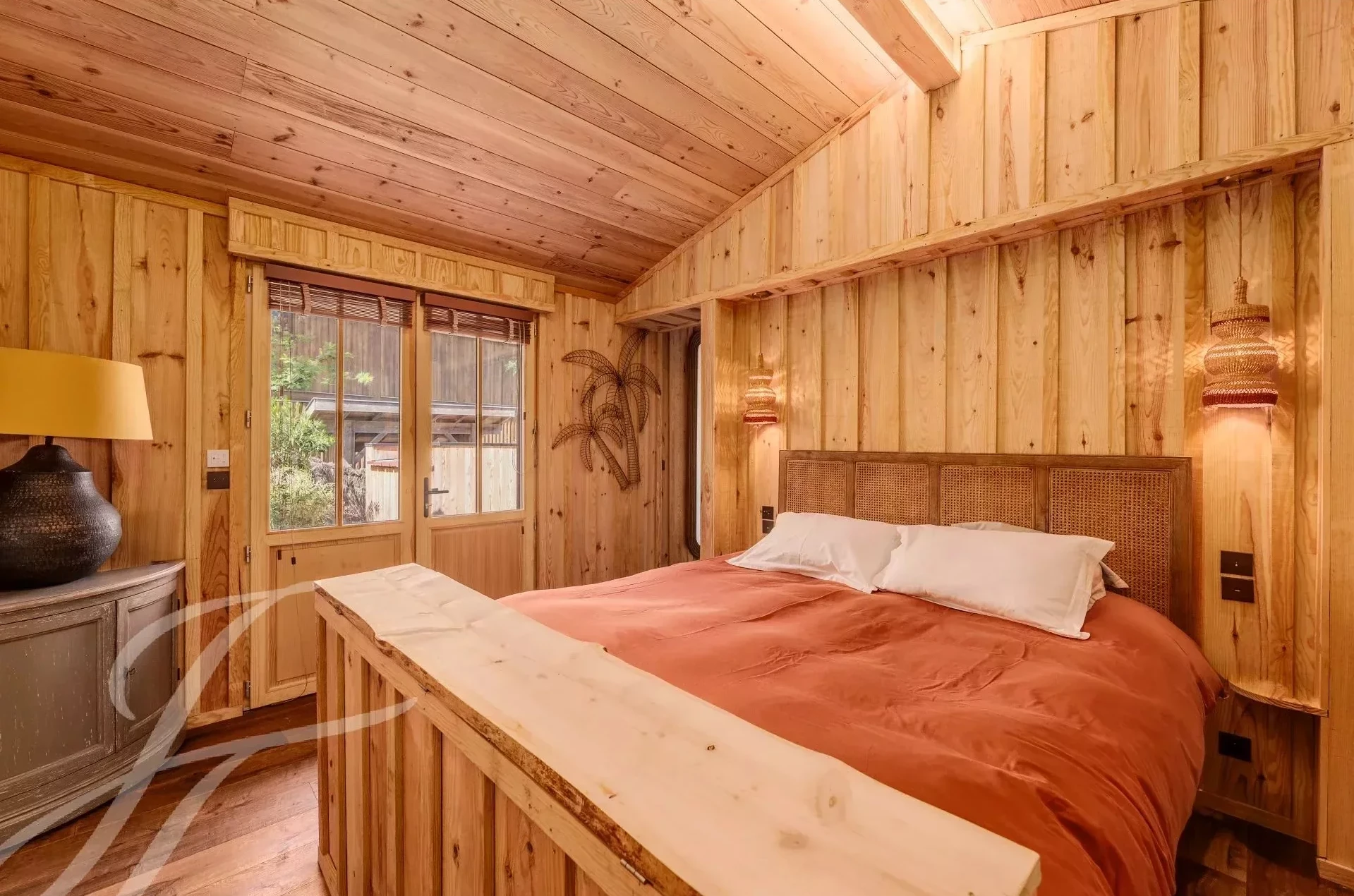 chambre maison en bois Cap Ferret Villa Raya chambre maison en bois Cap Ferret Villa Raya