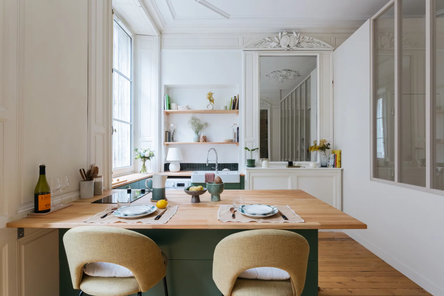 studio 25m2 décoration contemporaine et classique
