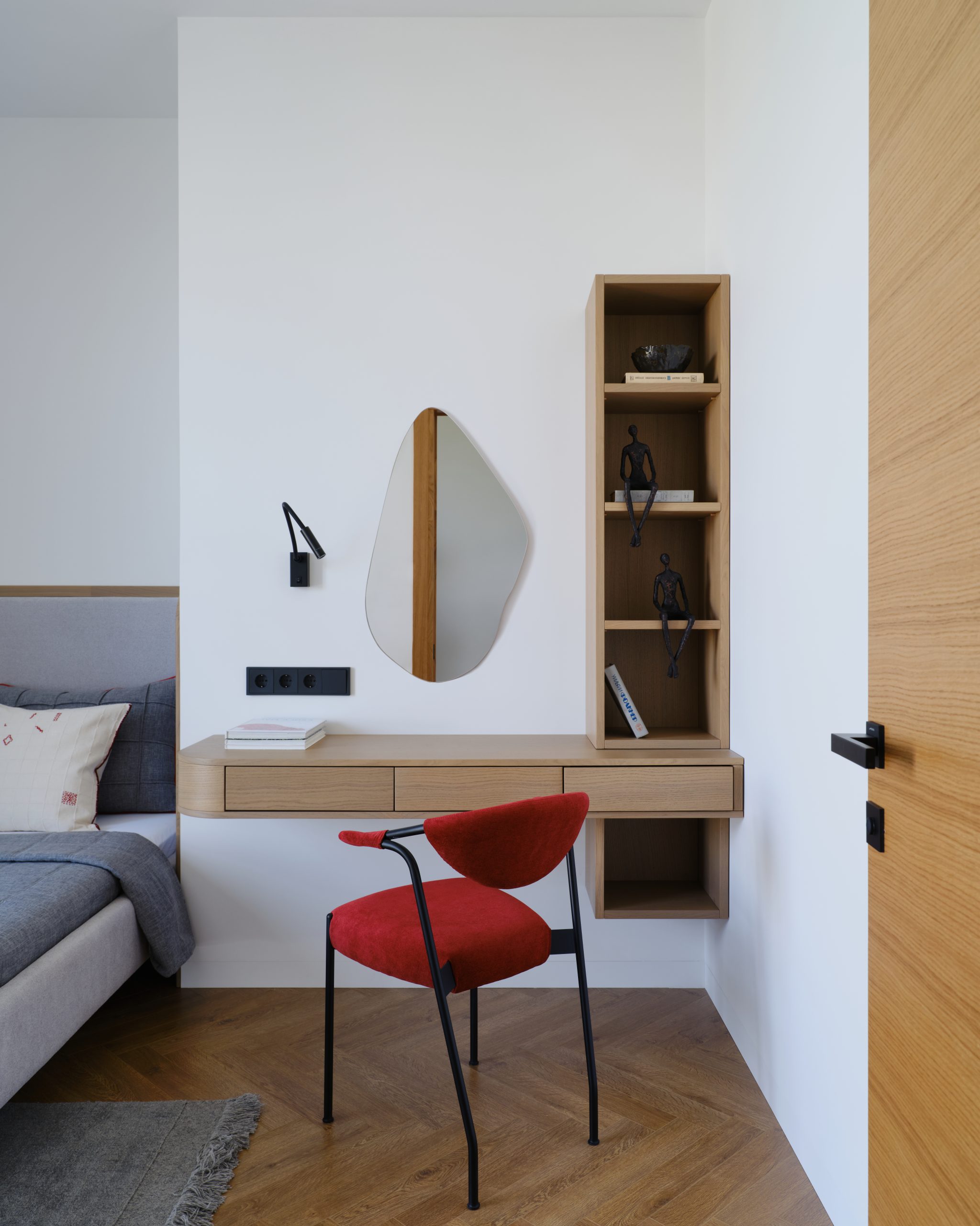 chambre avec espace bureau décoration contemporaine chambre avec espace bureau décoration contemporaine