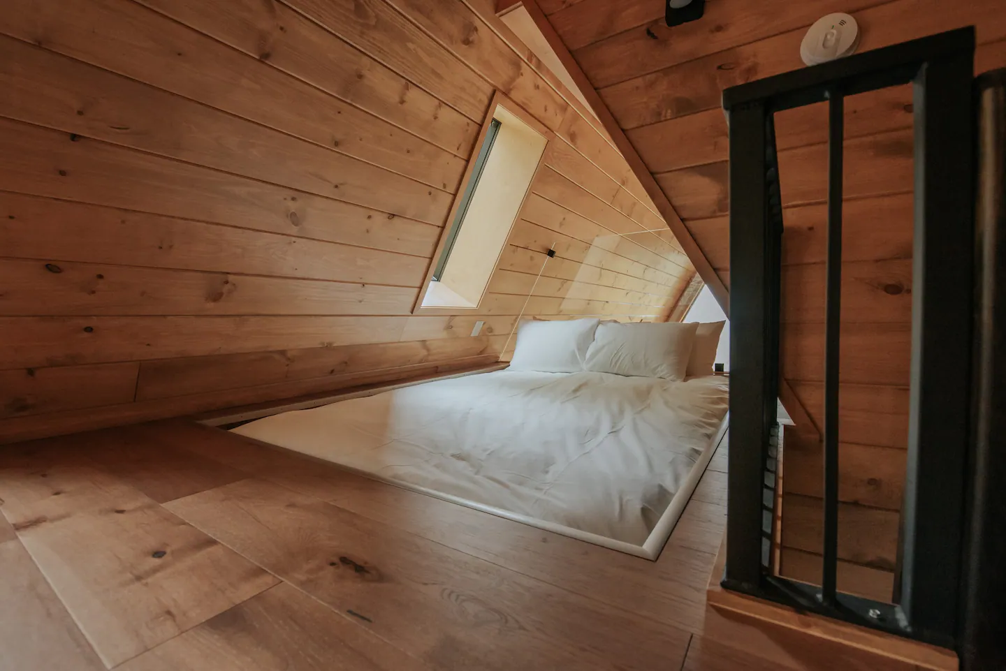 chambre loft maison A-Frame