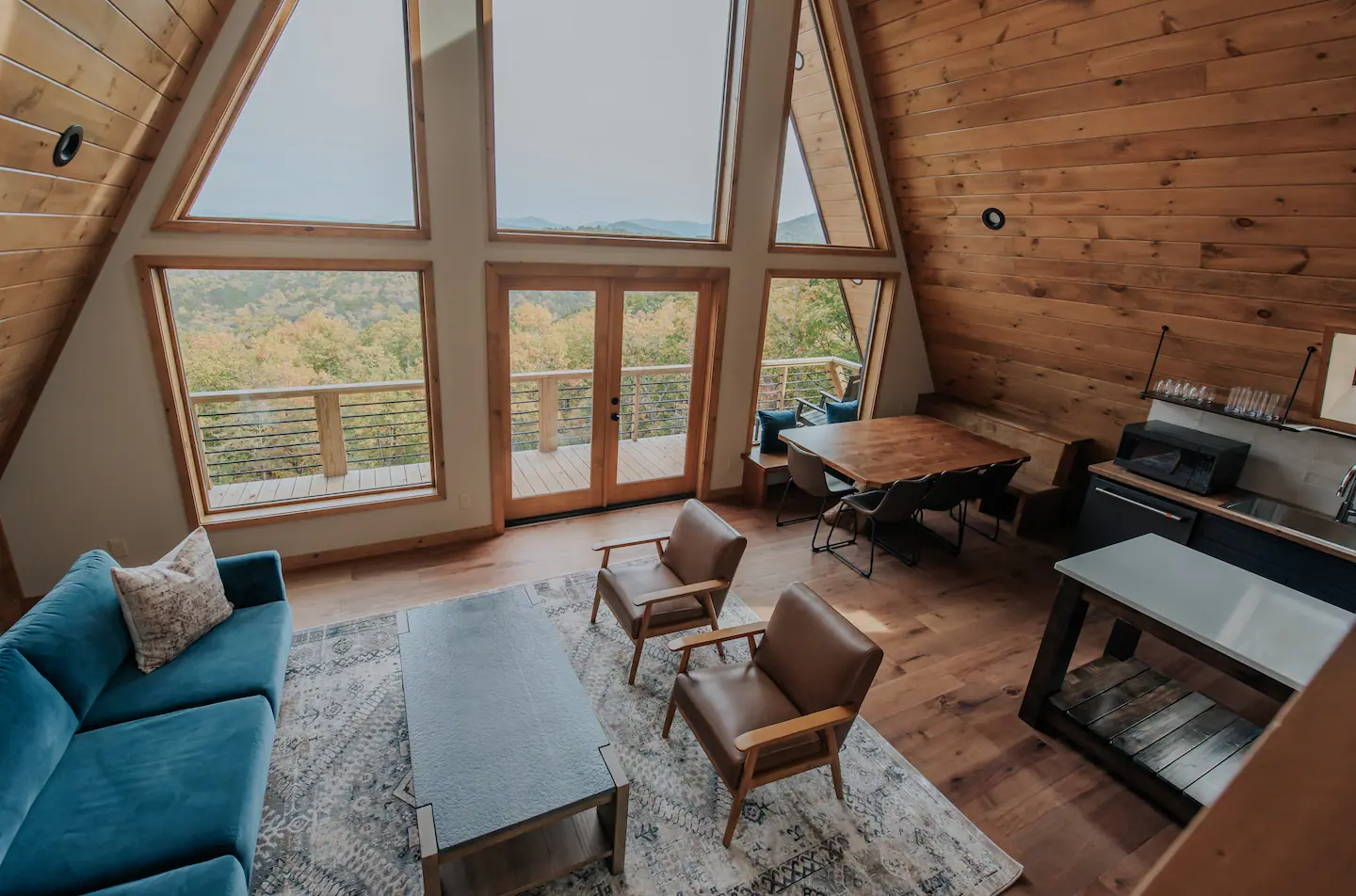 salon maison A-Frame