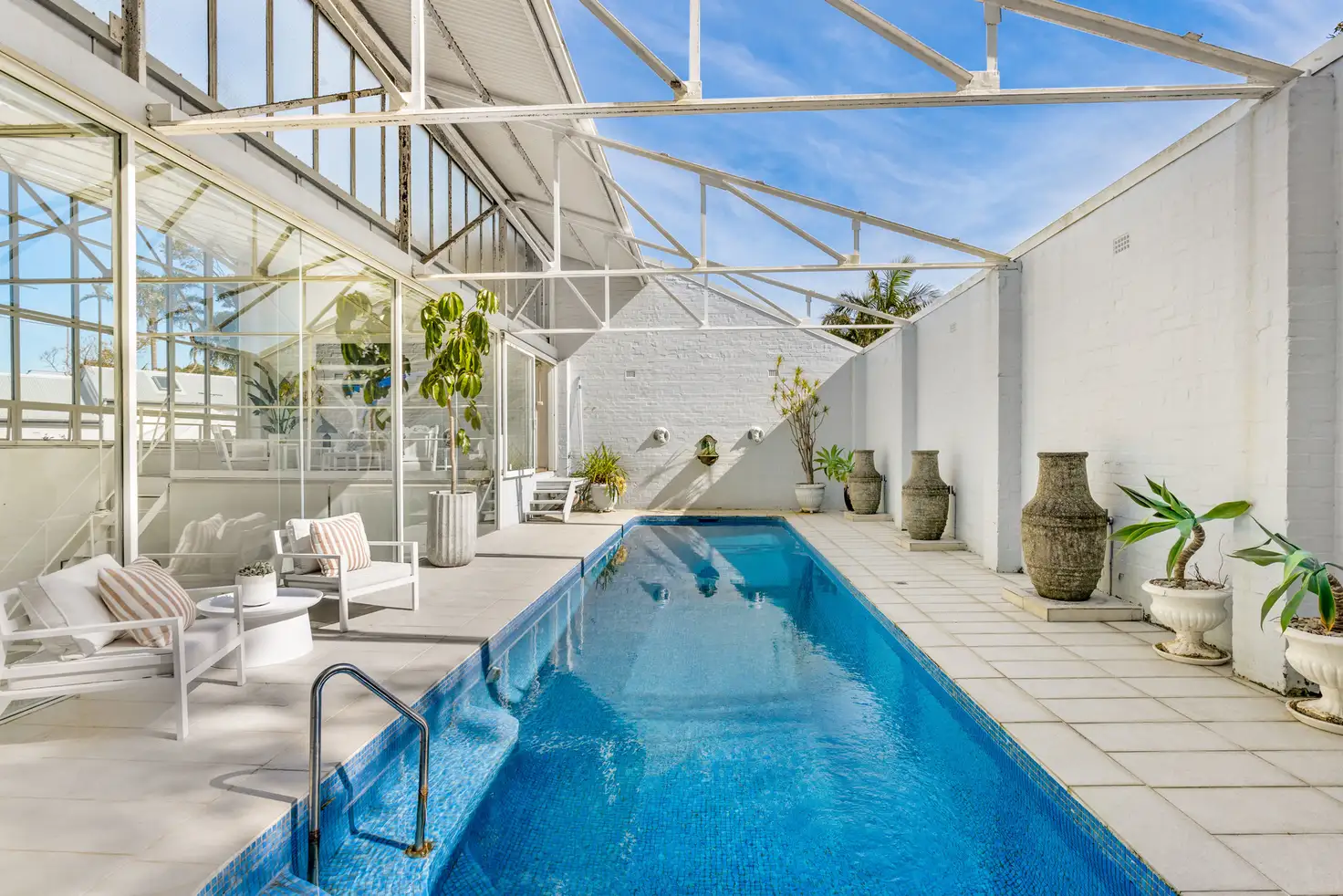 terrasse avec piscine loft Australie