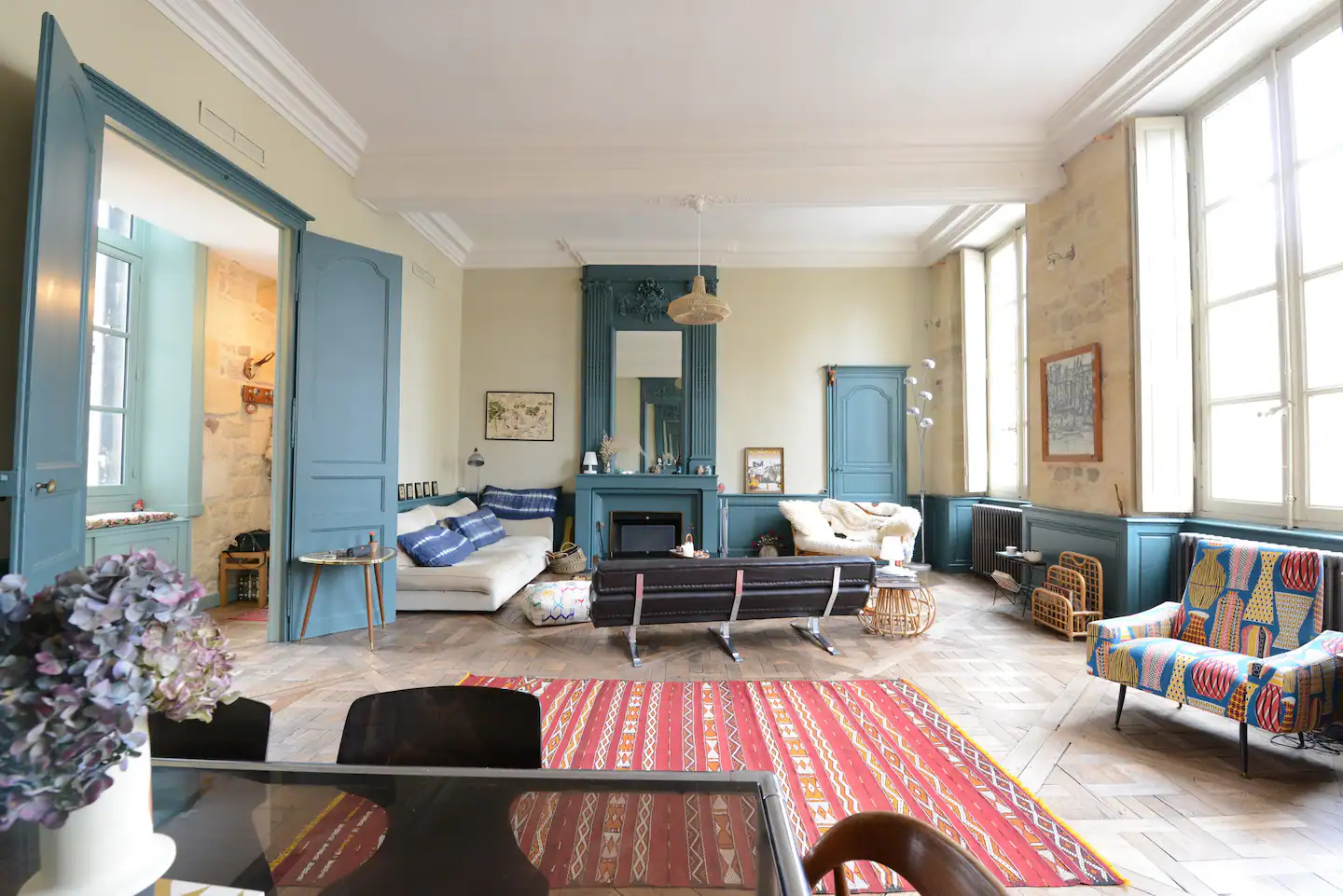 salon appartement Bordeaux décoration vintage salon appartement Bordeaux décoration vintage
