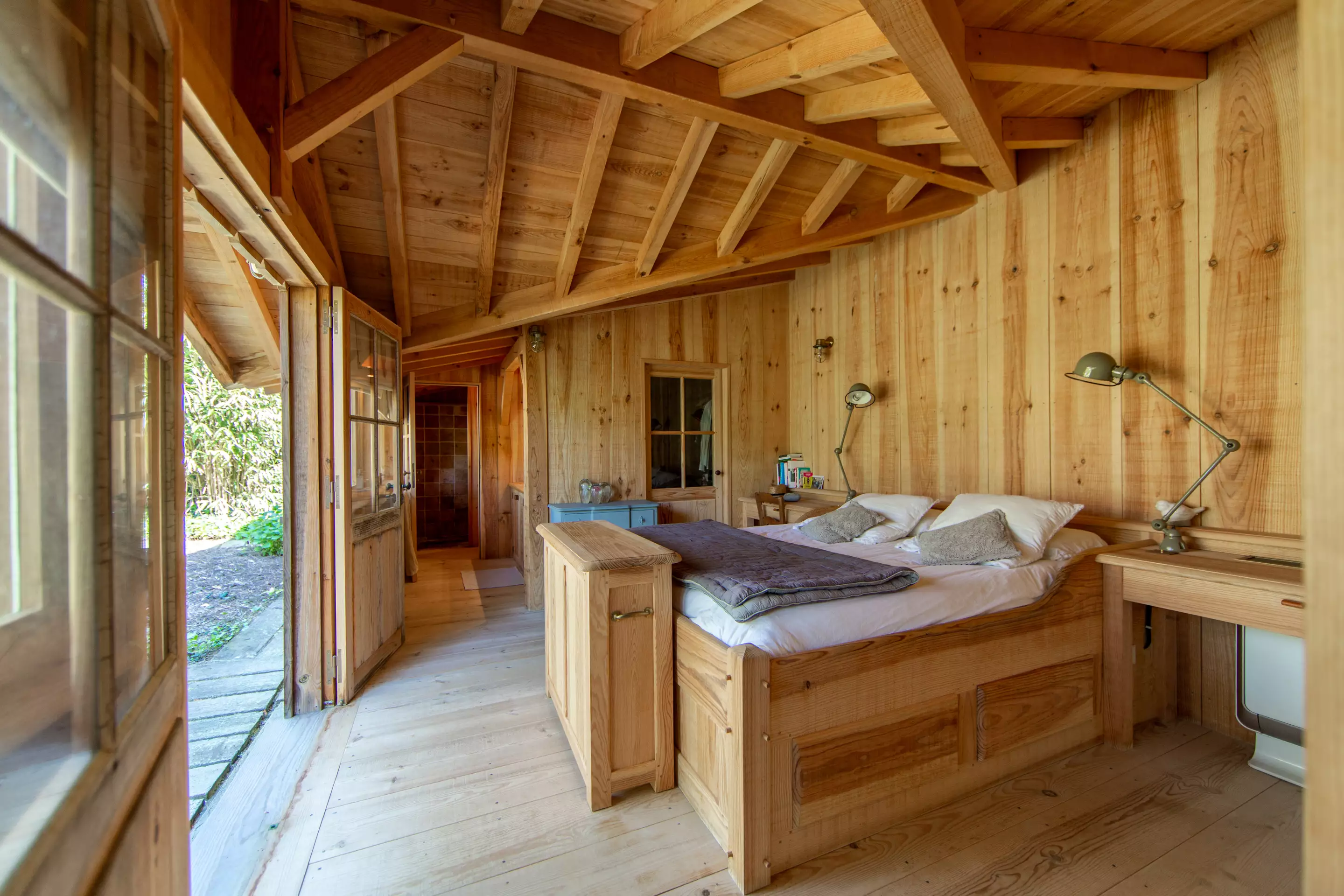chambre maison en bois à louer Cap Ferret 