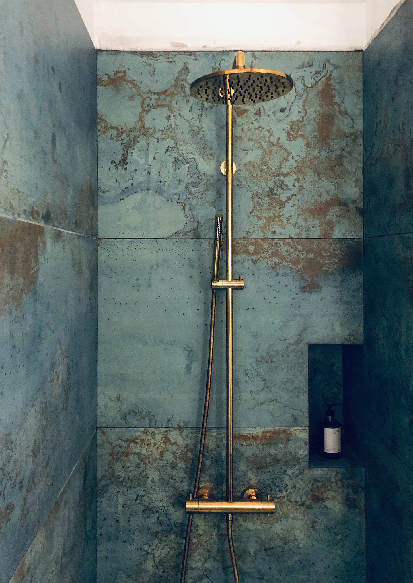 douche mur vert rouille douche mur vert rouille