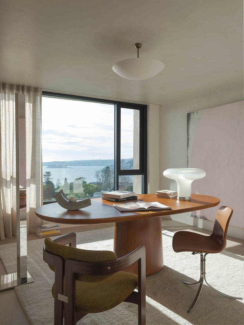 bureau appartement design avec vue sur Sydney bureau appartement design avec vue sur Sydney