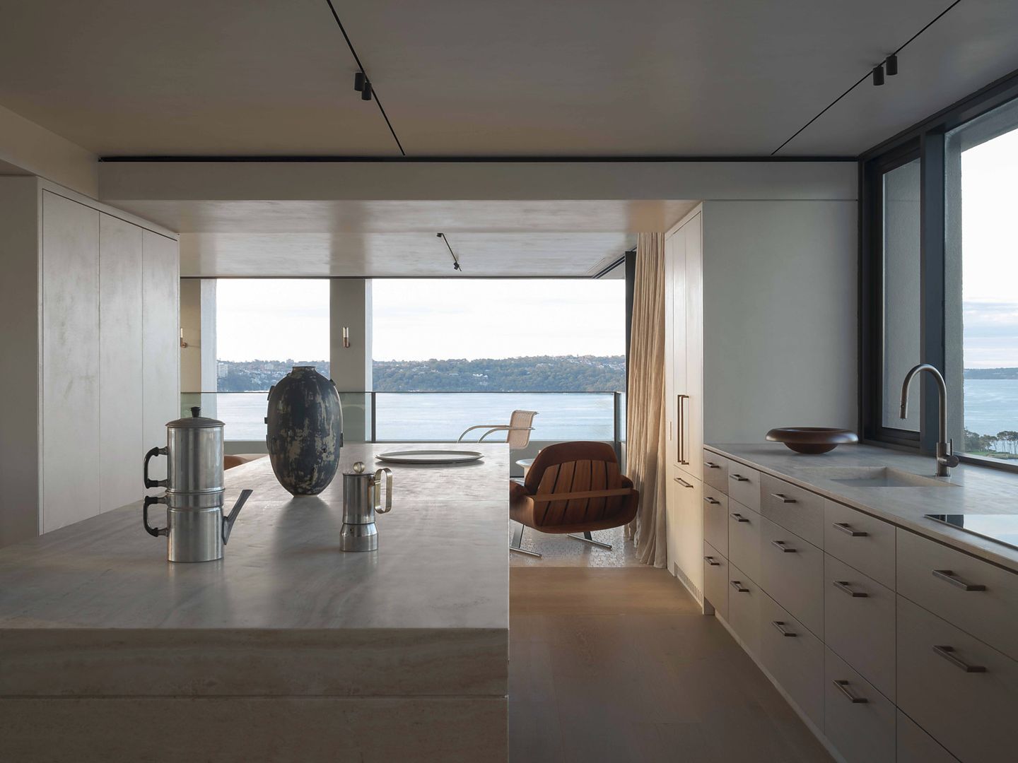 cuisine appartement design avec vue sur Sydney cuisine appartement design avec vue sur Sydney