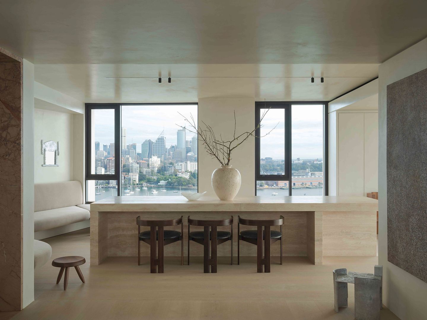 cuisine appartement design avec vue sur Sydney cuisine appartement design avec vue sur Sydney