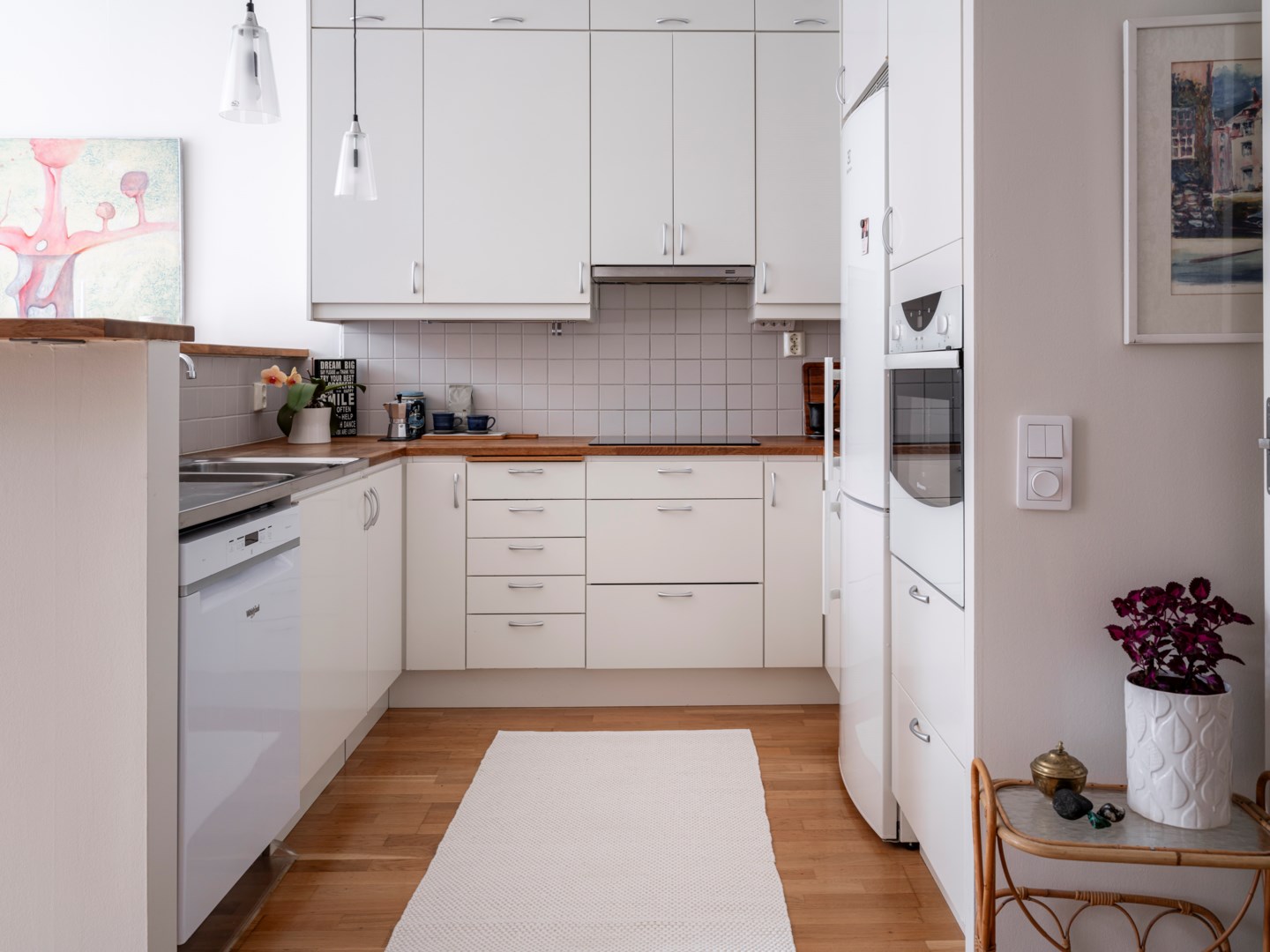 cuisine design blanche