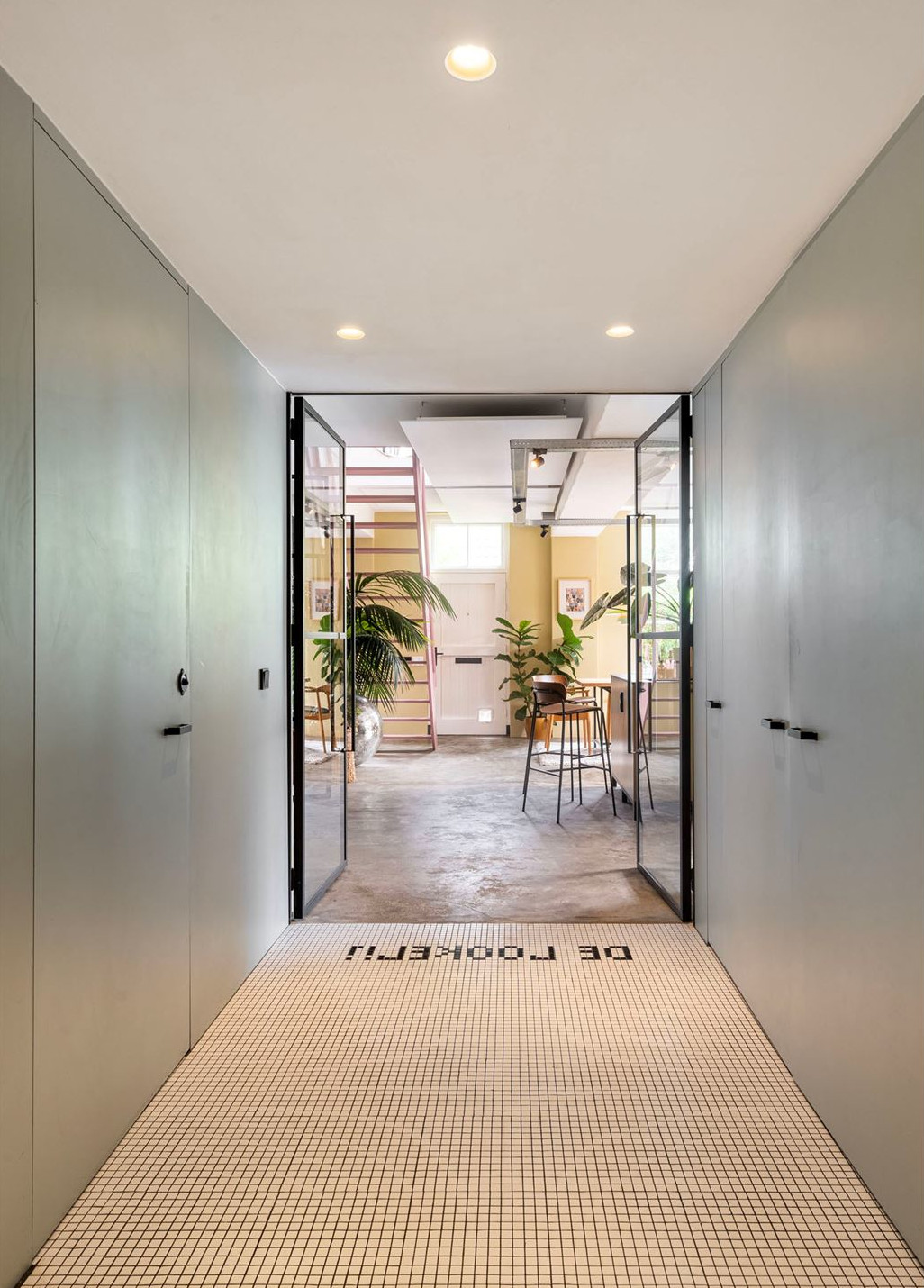 entrée avec placards maison loft