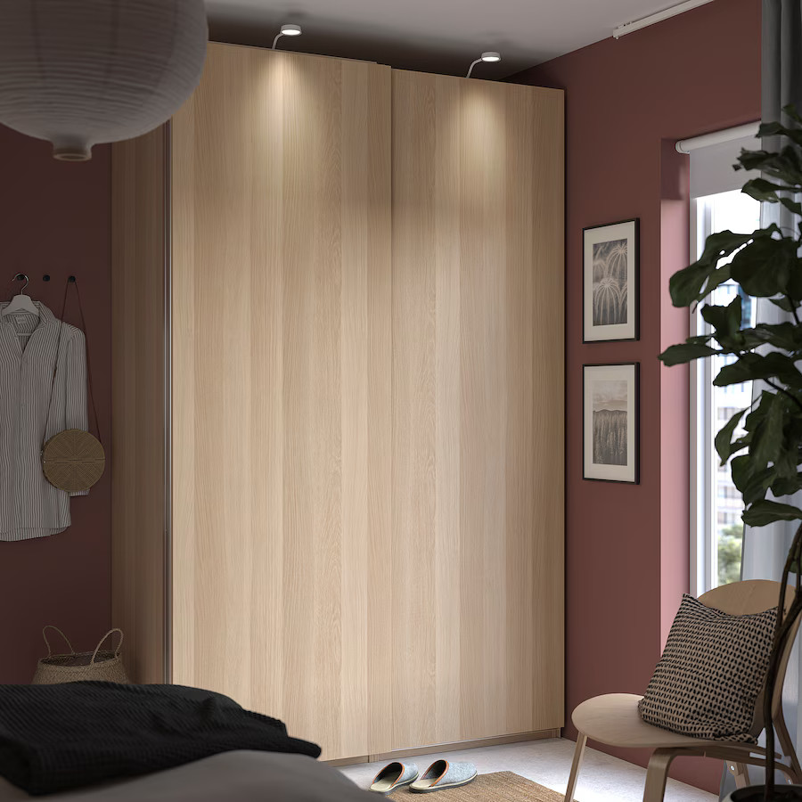 chambre avec armoire PAX IKEA chambre avec armoire PAX IKEA