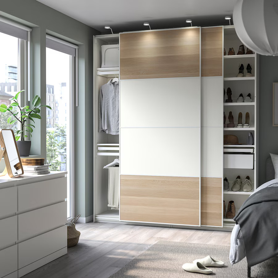 chambre avec armoire PAX IKEA chambre avec armoire PAX IKEA